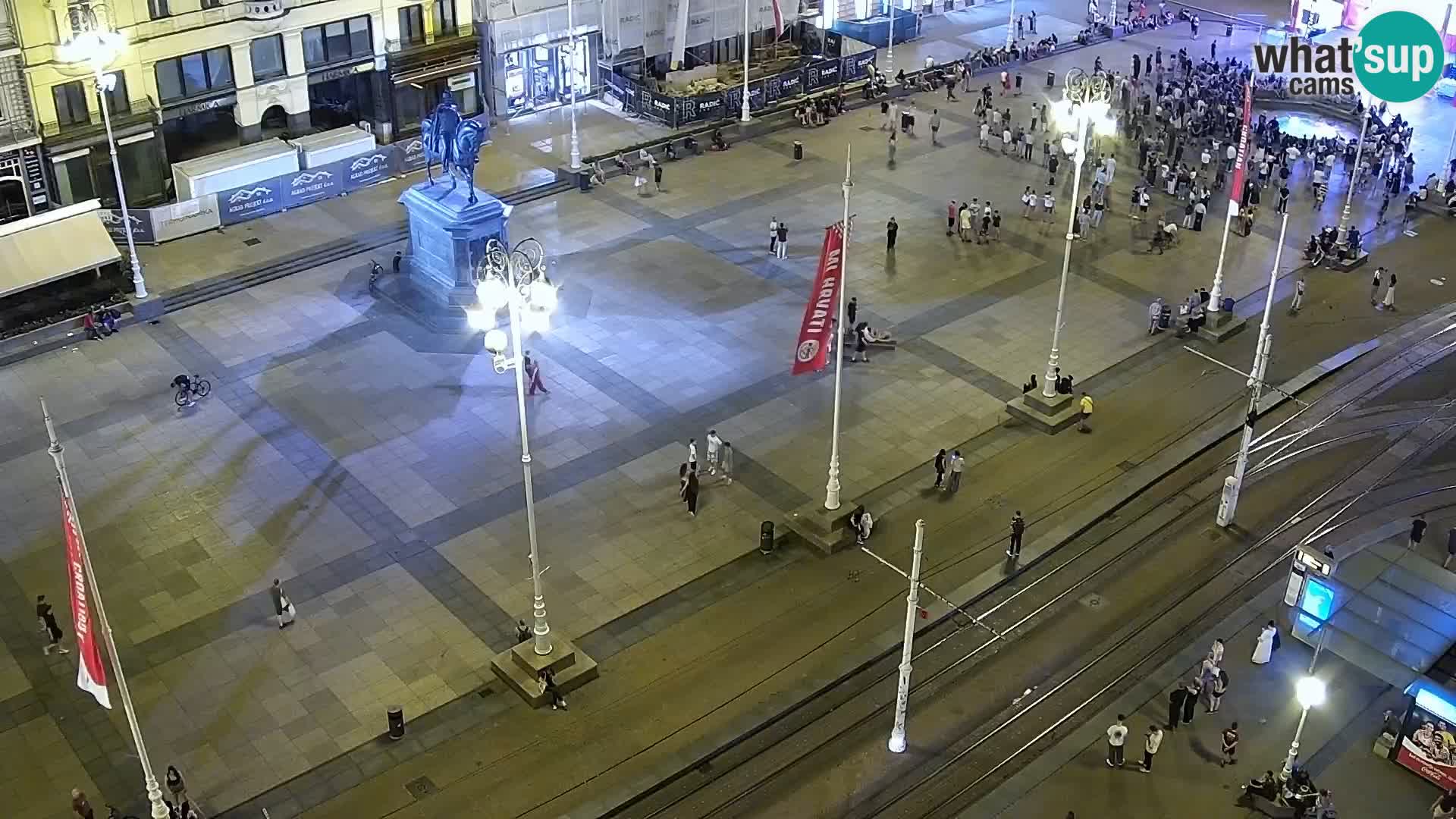 LIVE Webcam Zagreb Hotel Dubrovnik | Ban Jelačić square