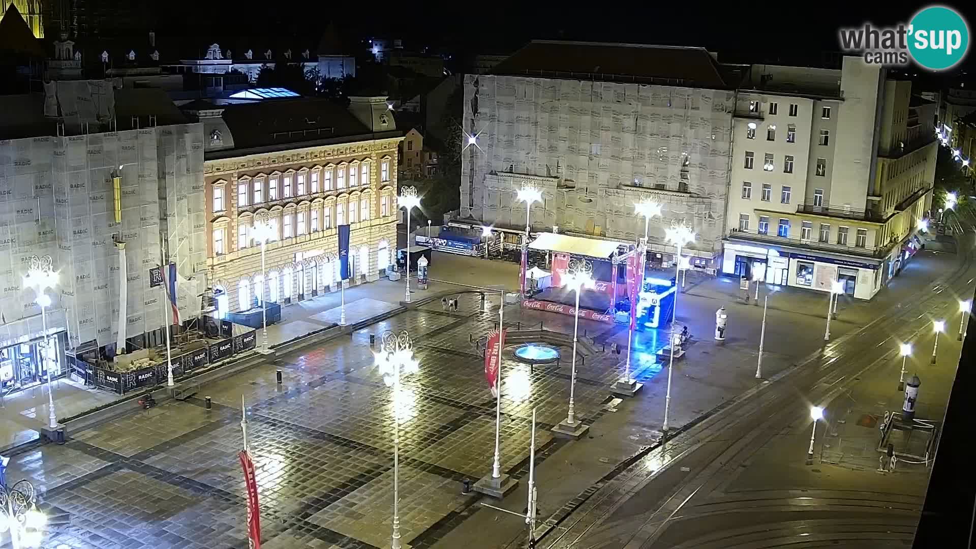 LIVE Webcam Zagreb Hotel Dubrovnik | Ban Jelačić square