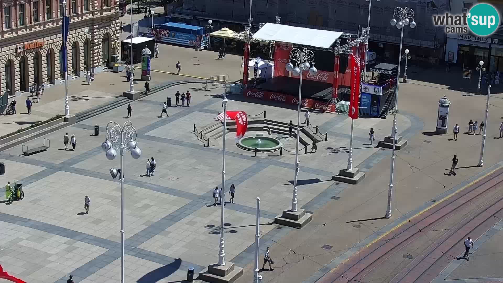 LIVE Webcam Zagreb Hotel Dubrovnik | Ban Jelačić square