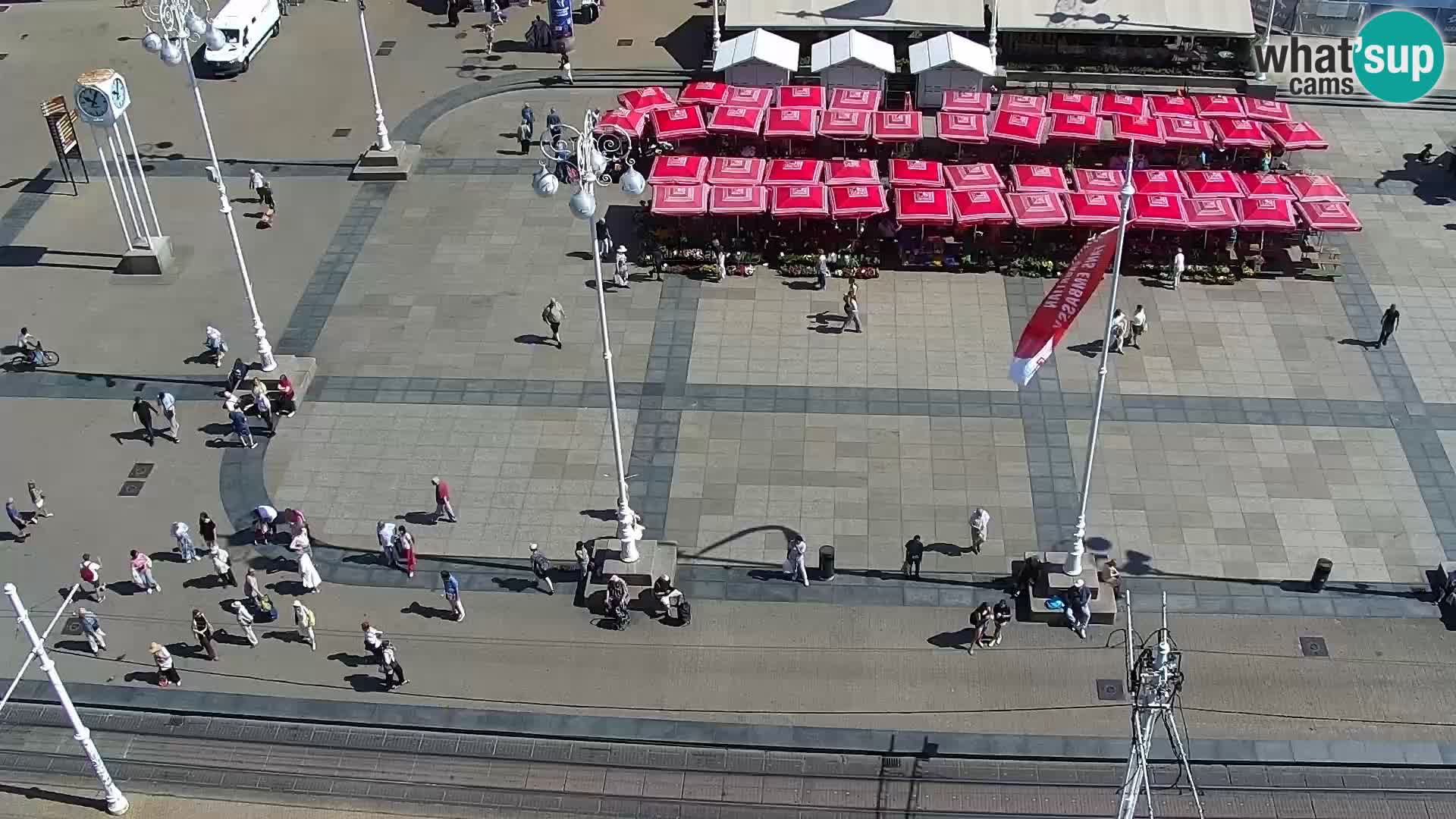 LIVE Webcam Zagreb Hotel Dubrovnik | Ban Jelačić square