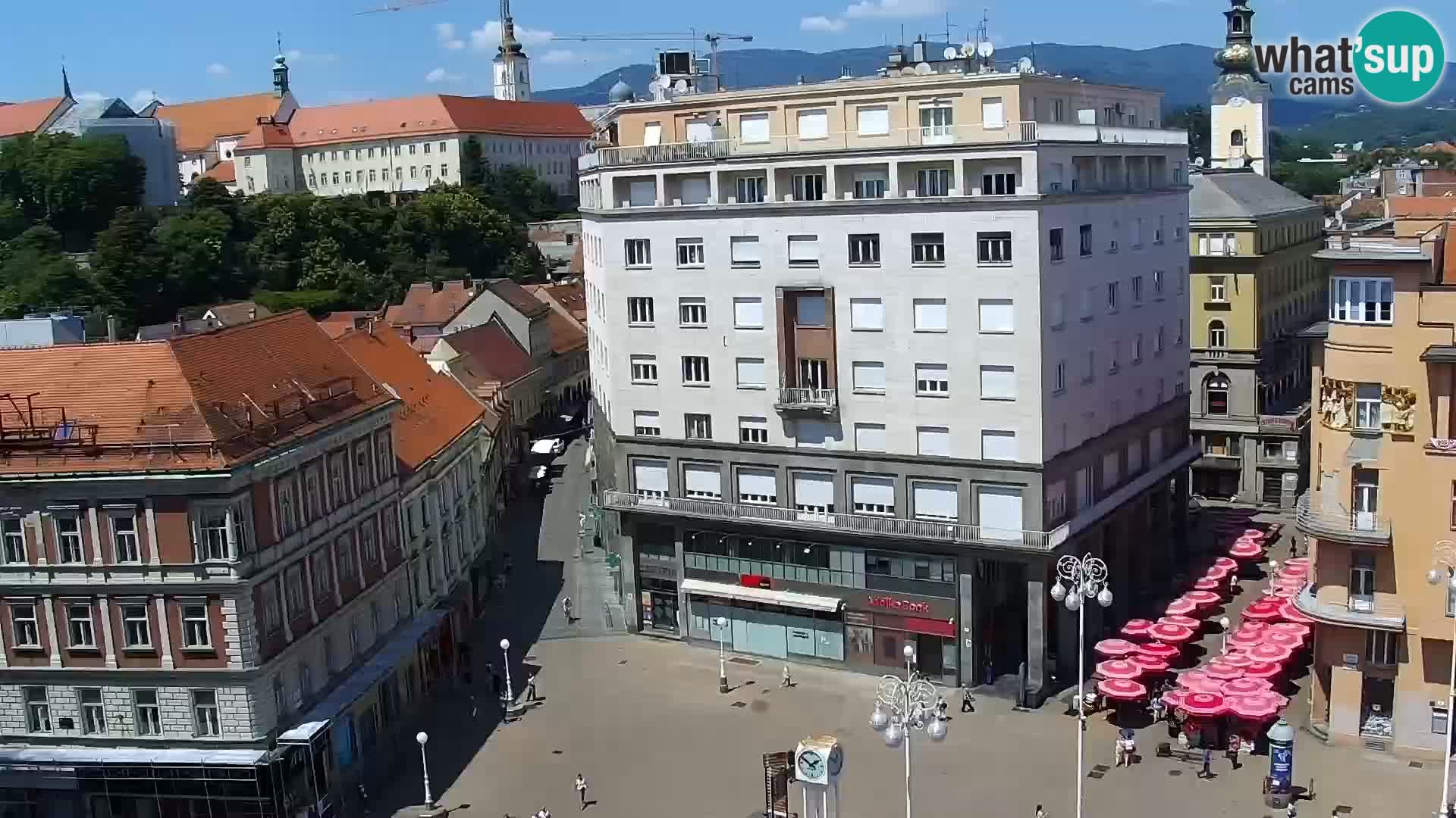 LIVE Webcam Zagreb Hotel Dubrovnik | Ban Jelačić square