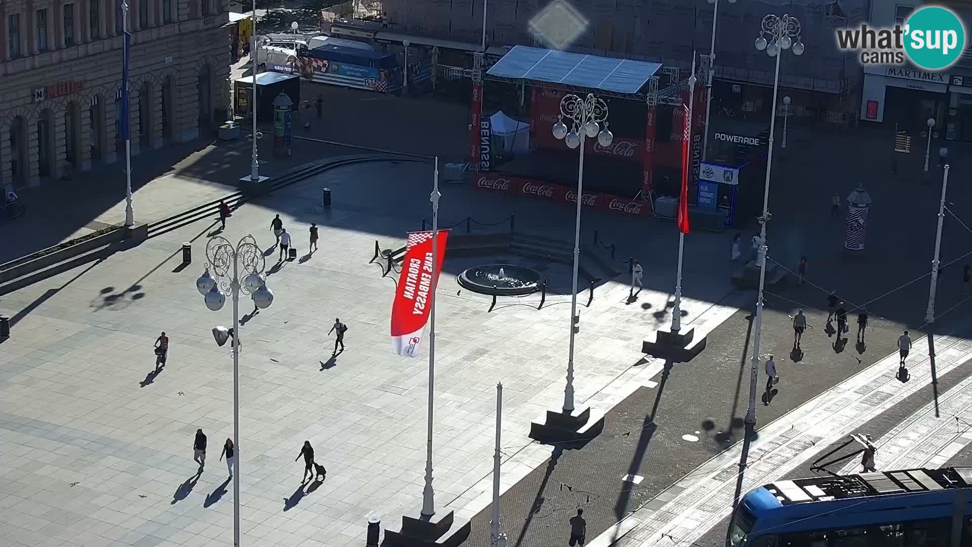 Ban Jelačić live cam Zagreb – Hotel Dubrovnik