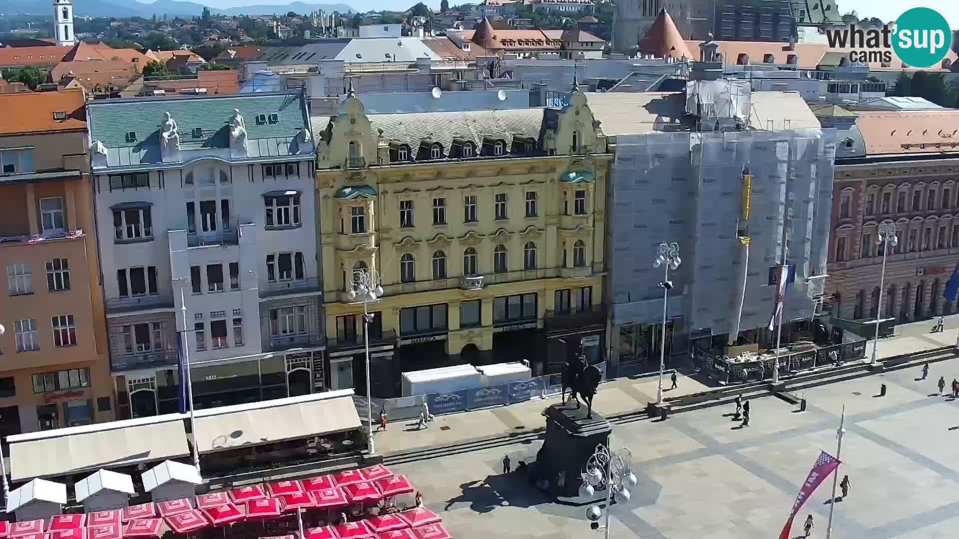 Ban Jelačić Platz  Live webcam Zagreb – Hotel Dubrovnik