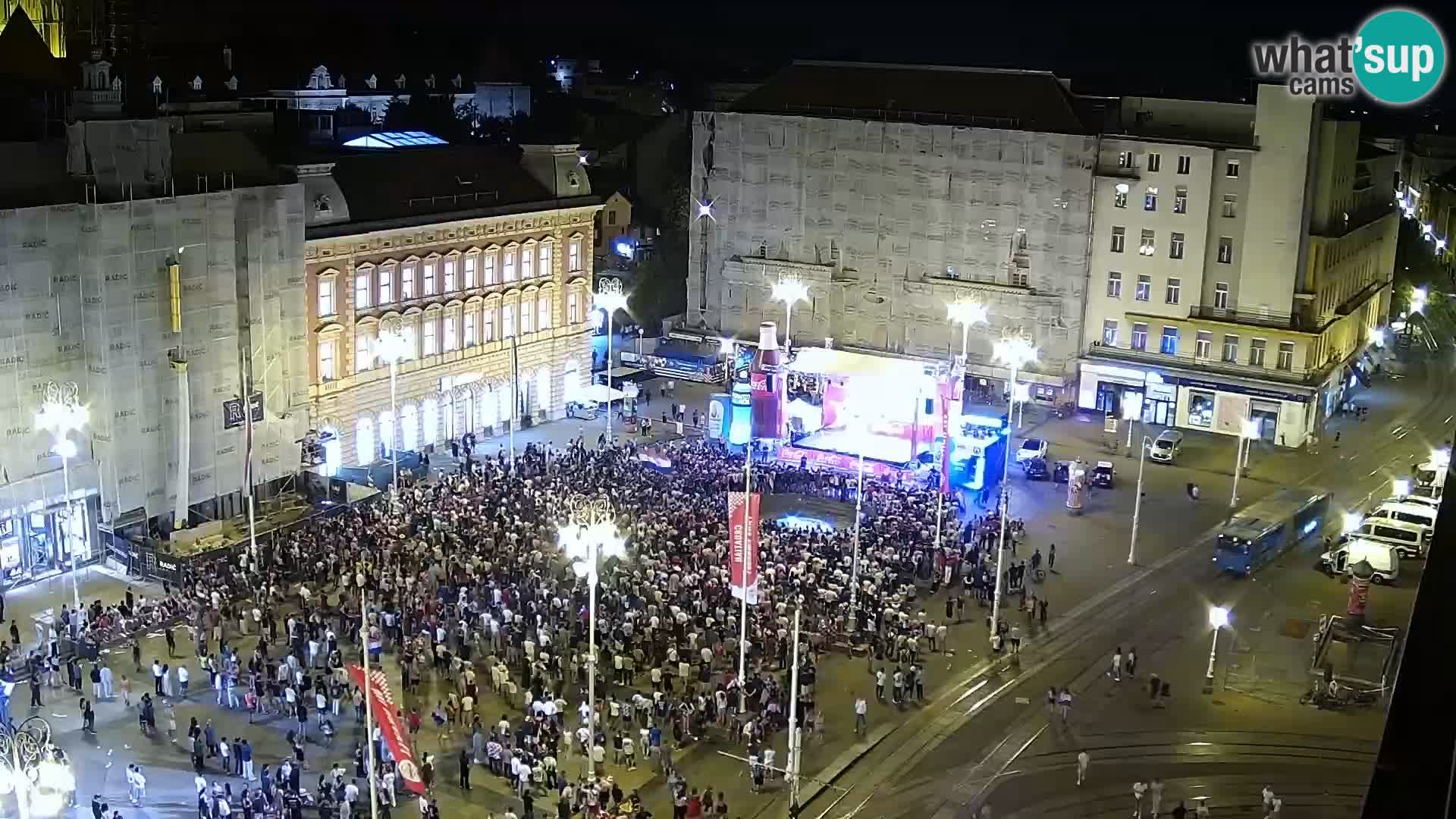Ban Jelačić Platz  Live webcam Zagreb – Hotel Dubrovnik