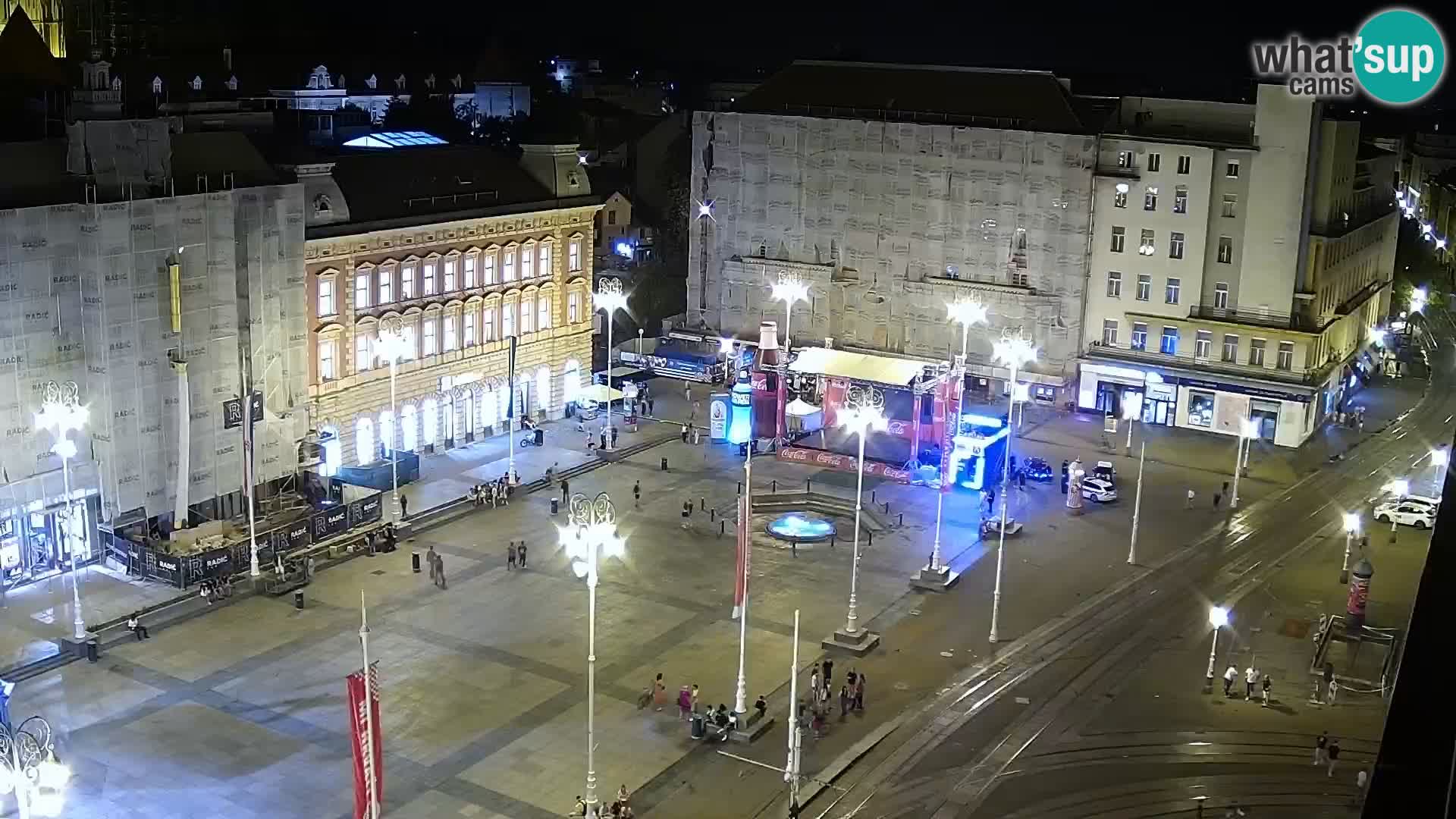 LIVE Webcam Zagreb Hotel Dubrovnik | Ban Jelačić square