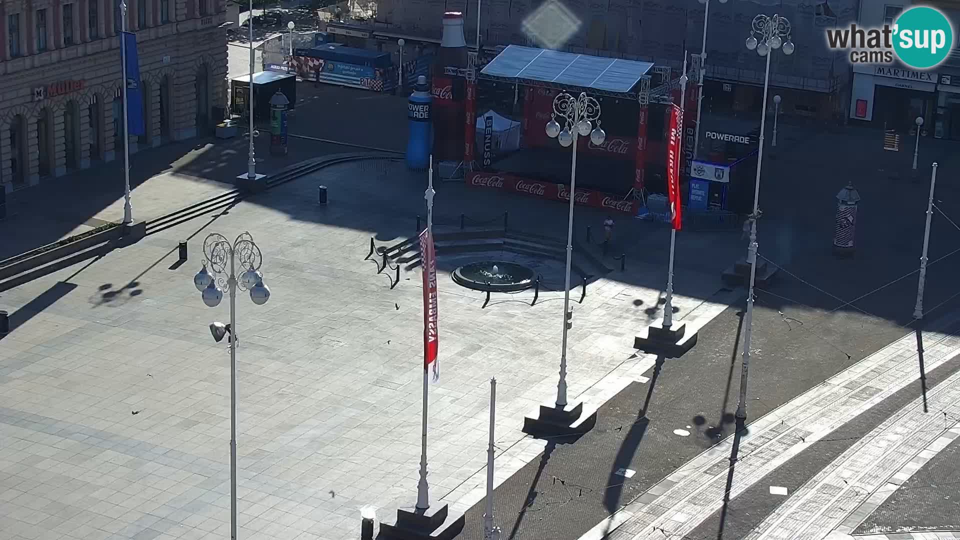 LIVE Webcam Zagreb Hotel Dubrovnik | Ban Jelačić square