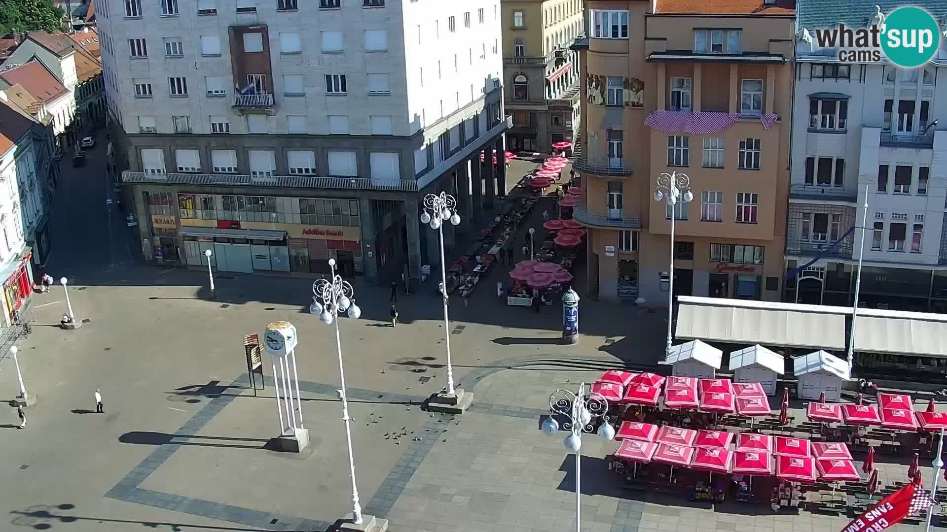 LIVE Webcam Zagreb Hotel Dubrovnik | Ban Jelačić square