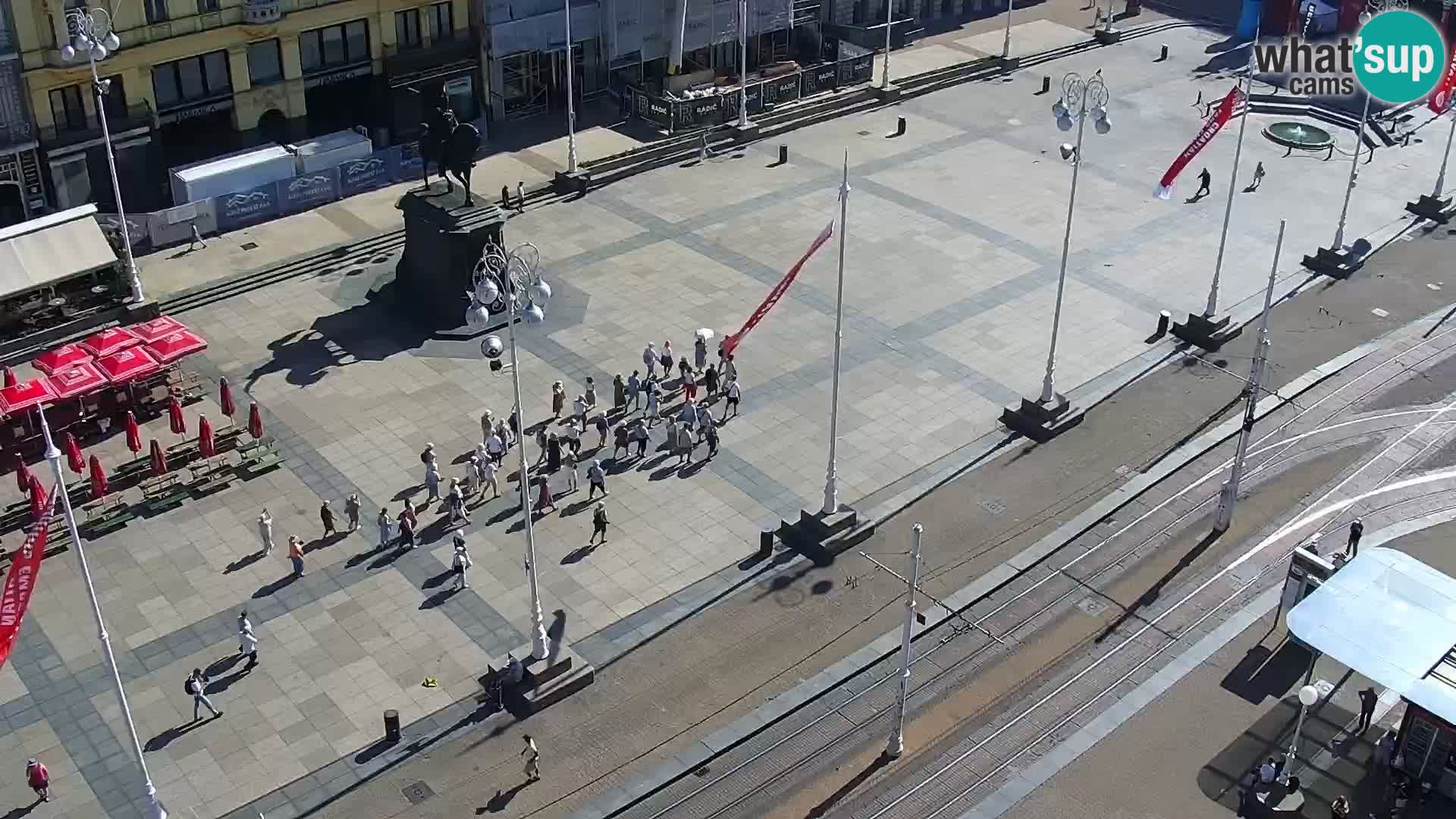 LIVE Webcam Zagreb Hotel Dubrovnik | Ban Jelačić square