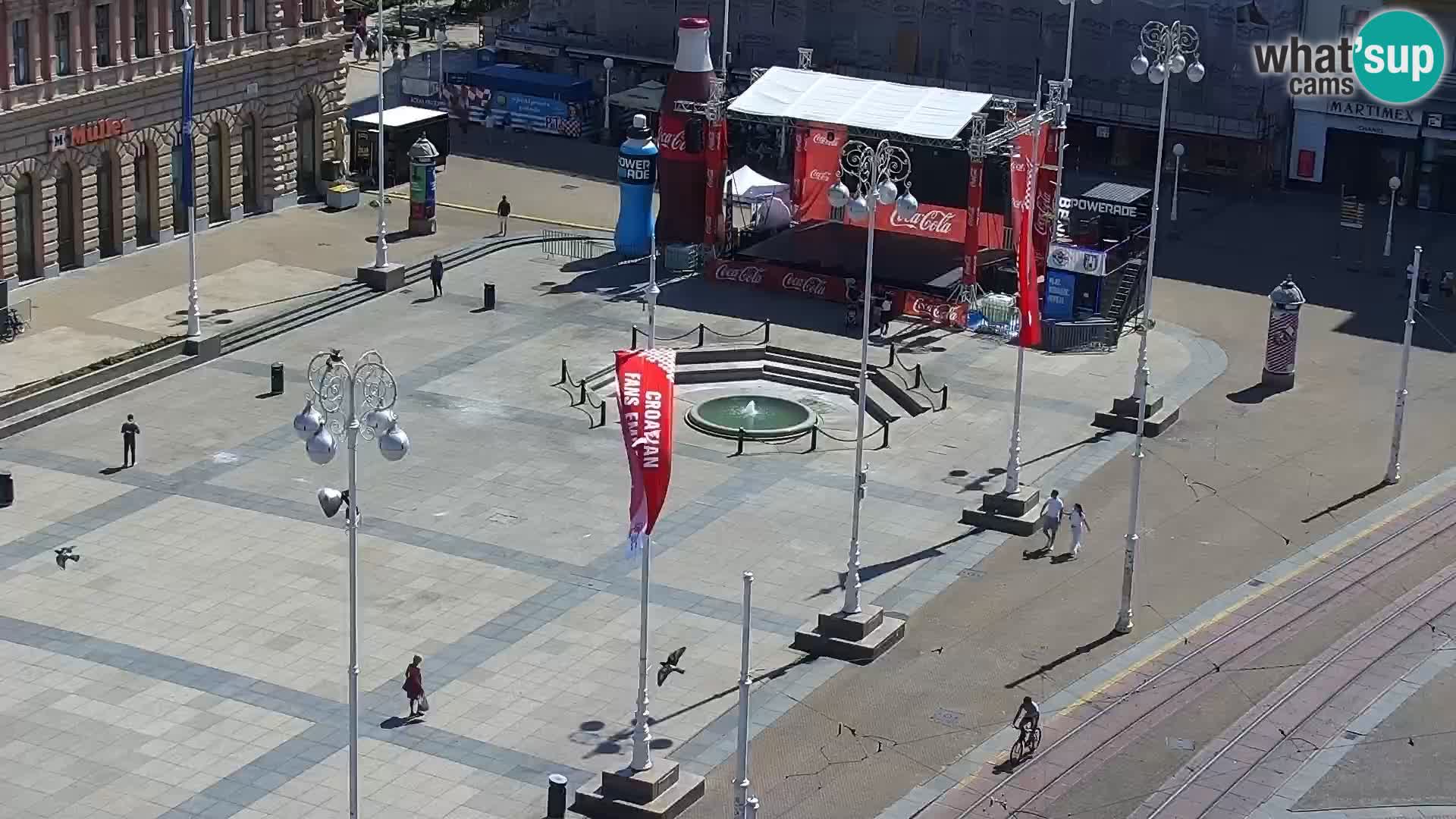 Ban Jelačić live cam Zagreb – Hotel Dubrovnik