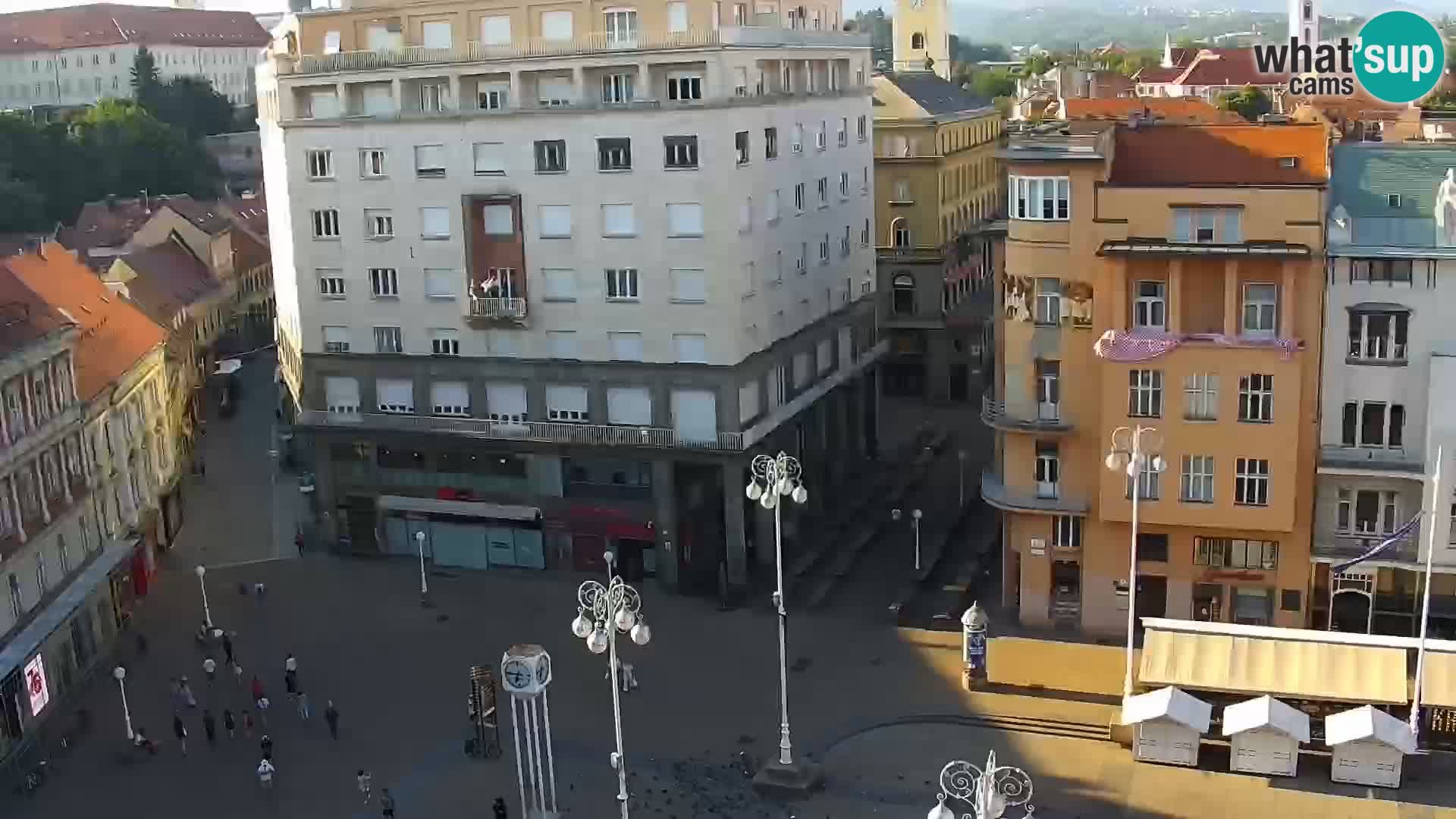 LIVE Webcam Zagreb Hotel Dubrovnik | Ban Jelačić square