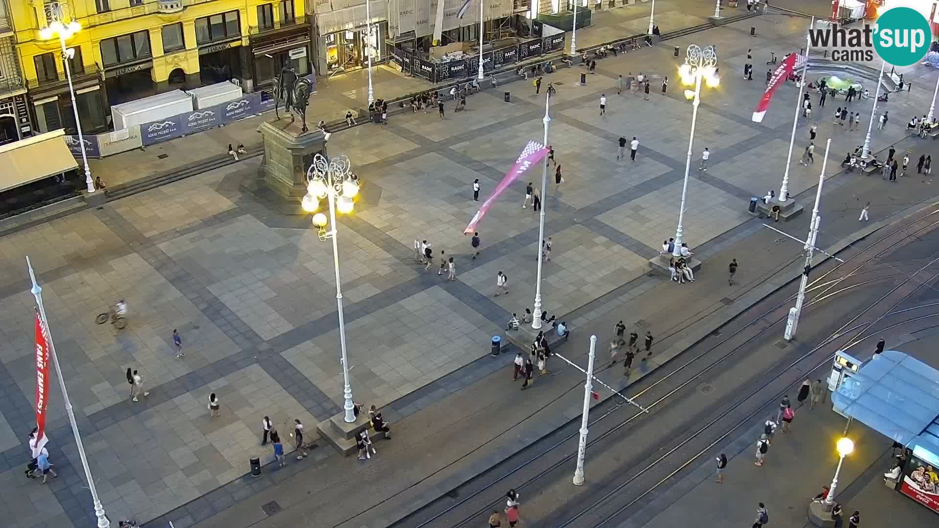 Ban Jelačić Platz  Live webcam Zagreb – Hotel Dubrovnik