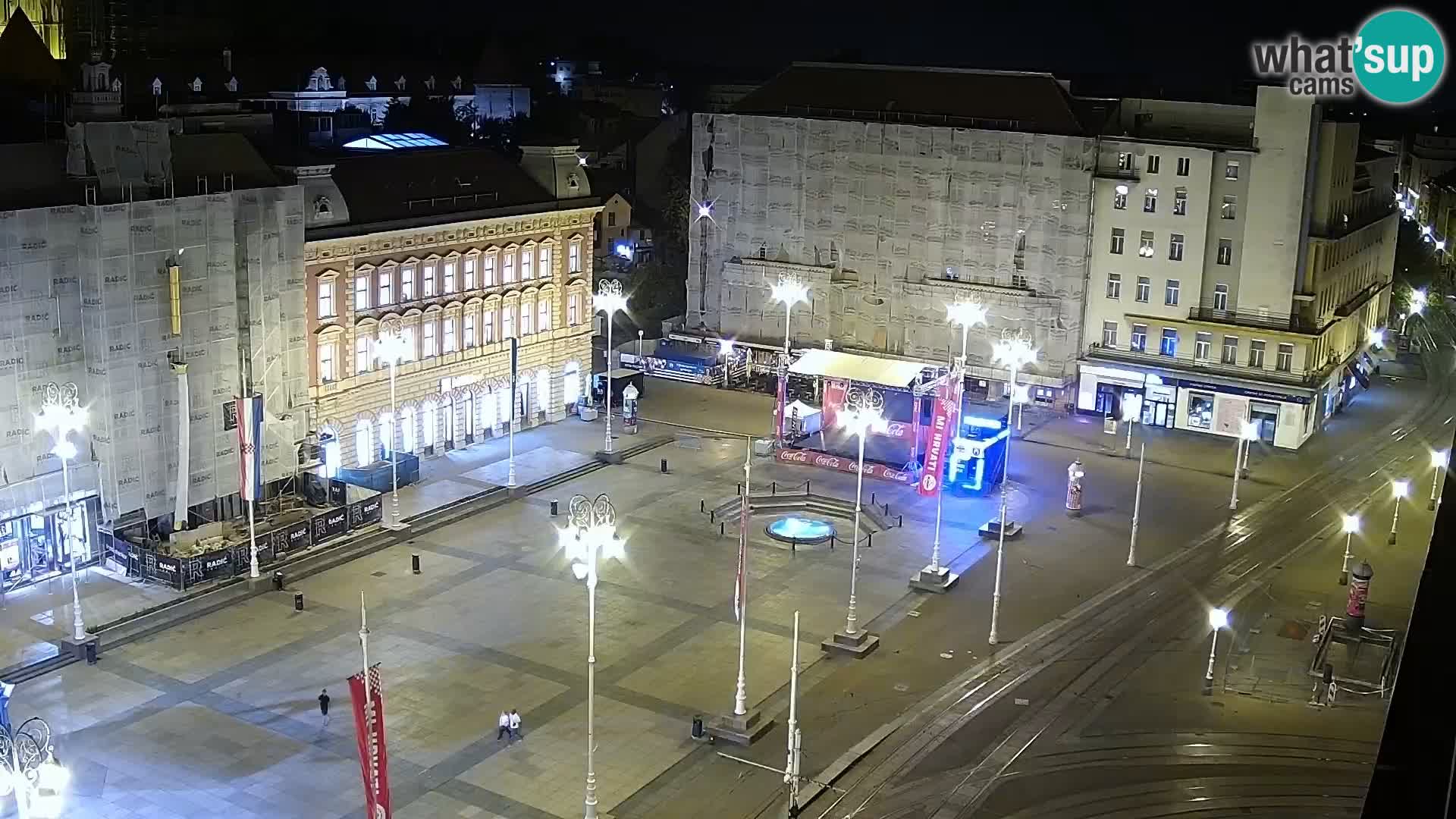 LIVE Webcam Zagreb Hotel Dubrovnik | Ban Jelačić square