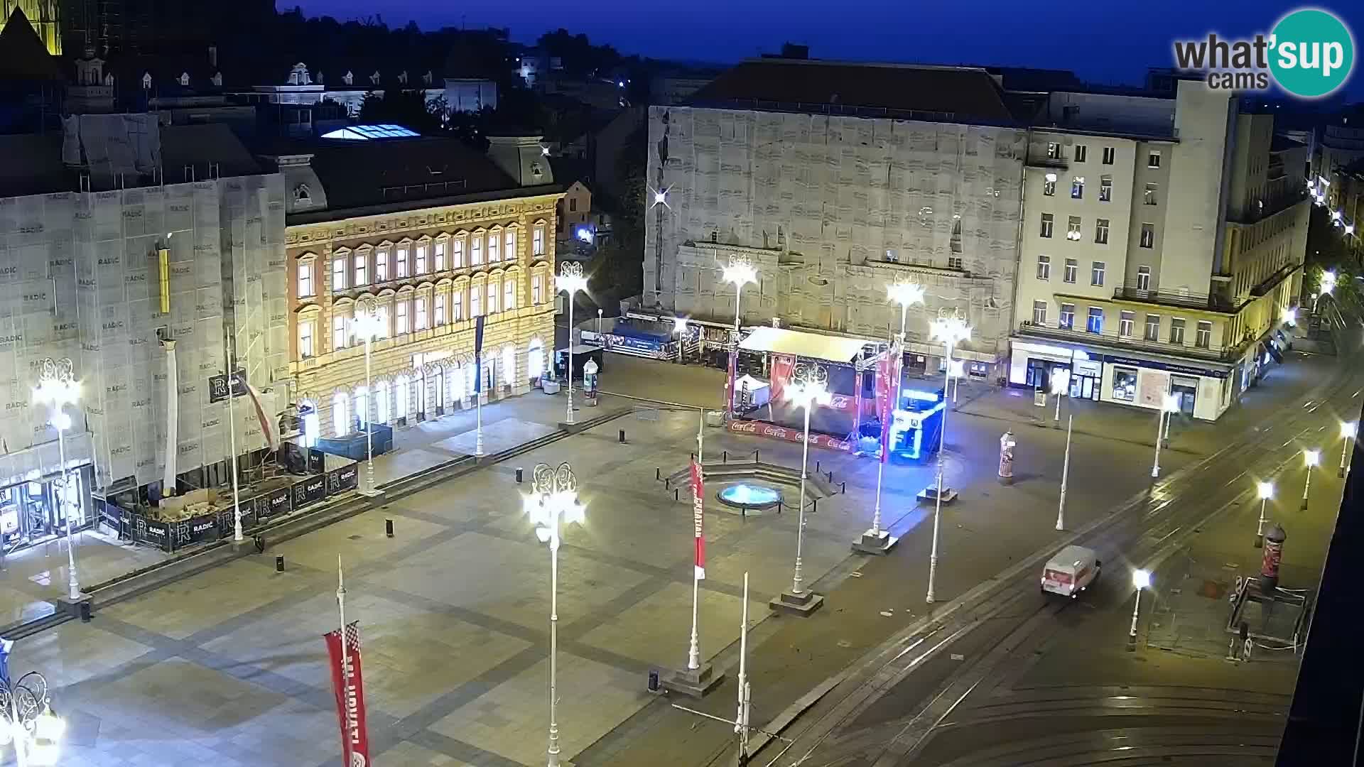 Piazza Ban Jelačić livecam Zagreb – Hotel Dubrovnik