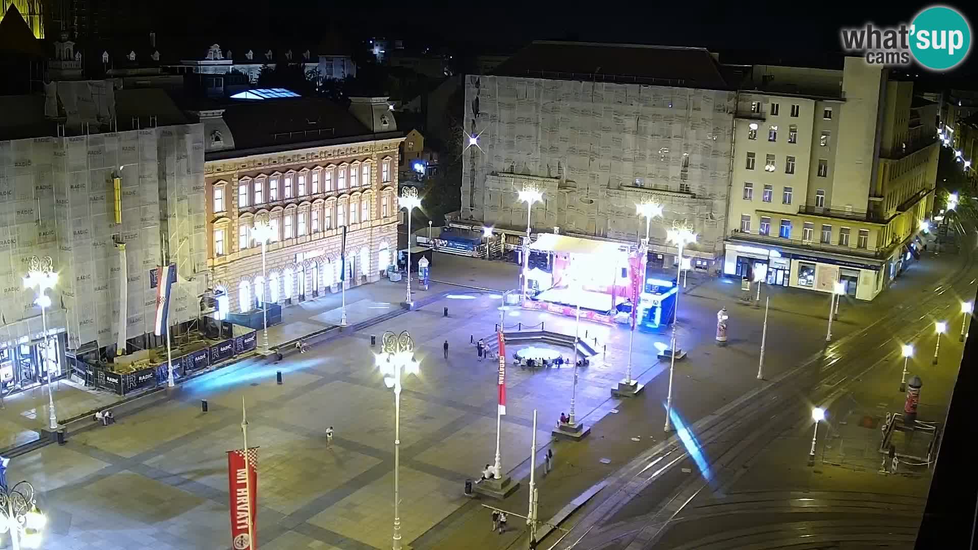 Ban Jelačić Platz  Live webcam Zagreb – Hotel Dubrovnik