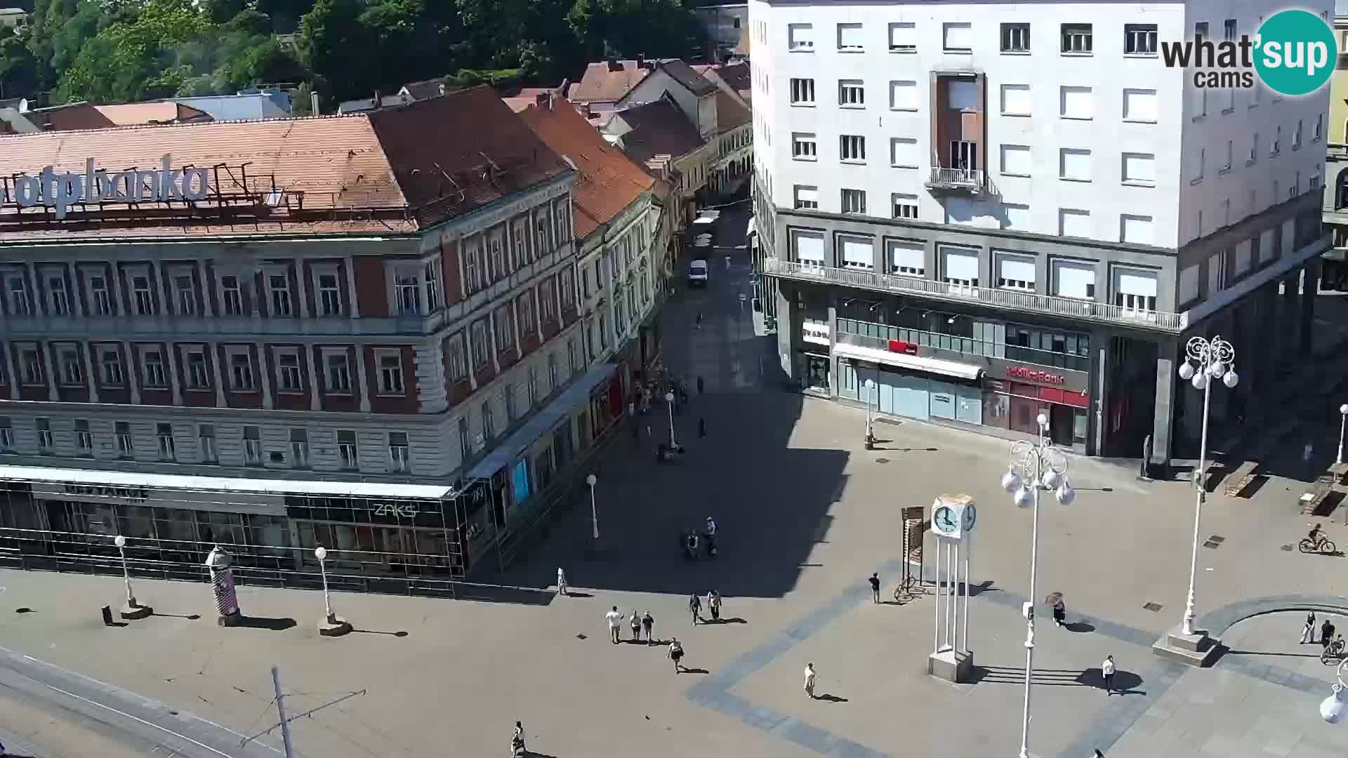 LIVE Webcam Zagreb Hotel Dubrovnik | Ban Jelačić square