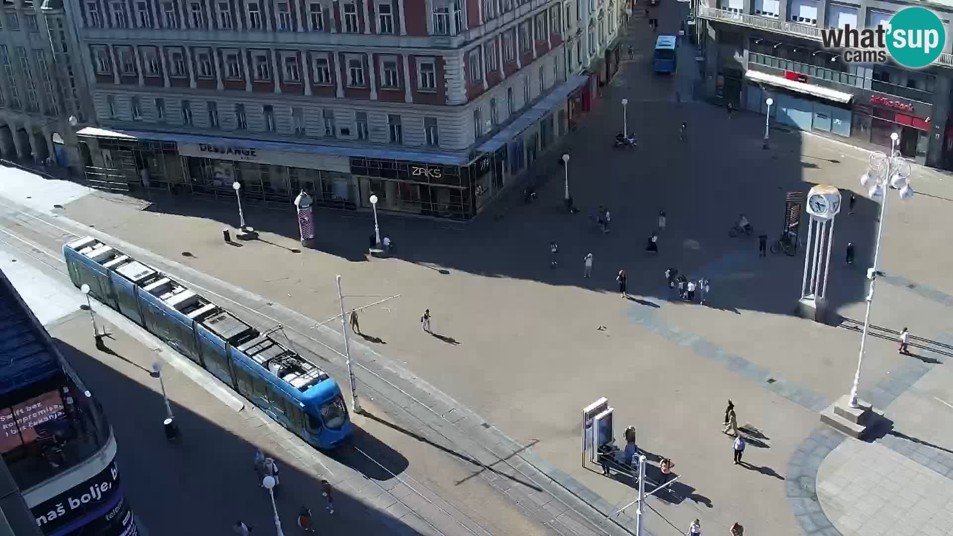 LIVE Webcam Zagreb Hotel Dubrovnik | Ban Jelačić square