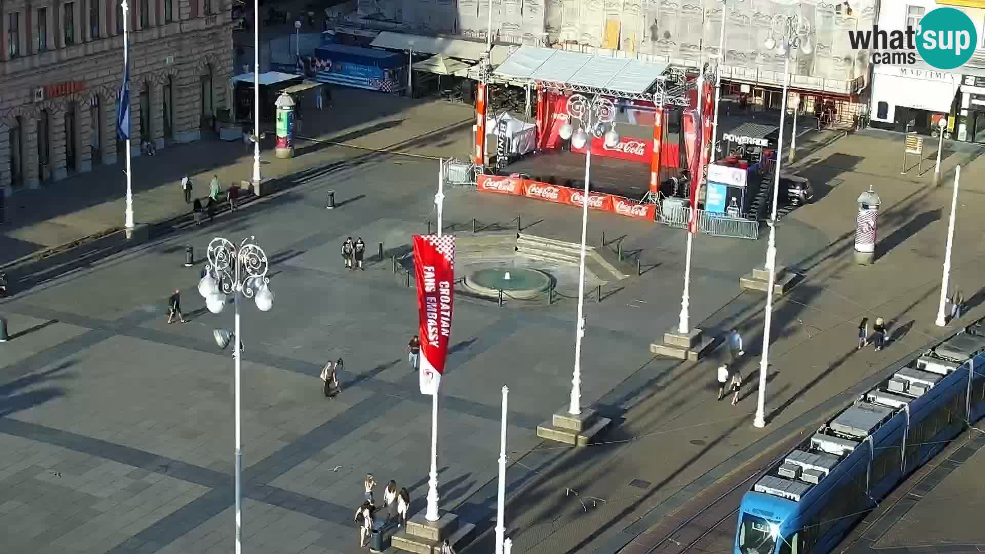 Piazza Ban Jelačić livecam Zagreb – Hotel Dubrovnik