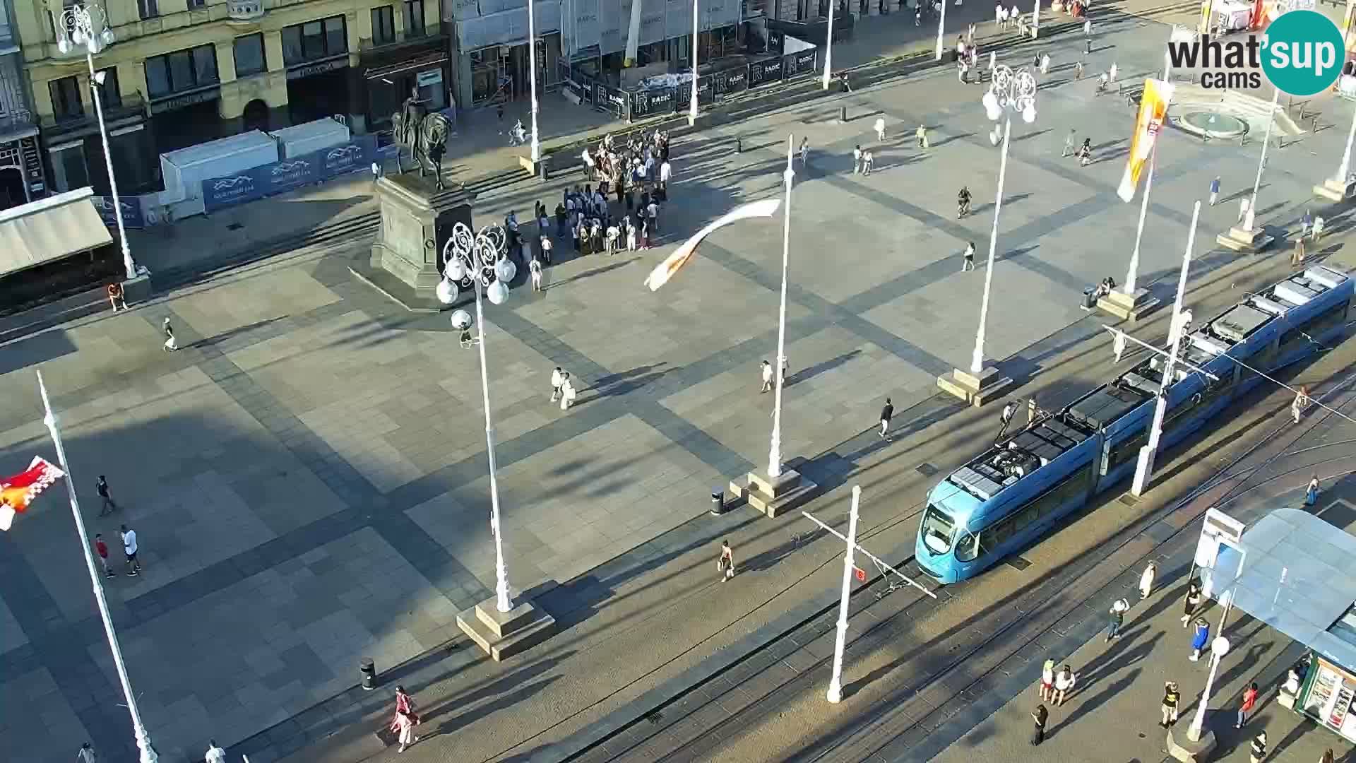 Ban Jelačić Platz  Live webcam Zagreb – Hotel Dubrovnik