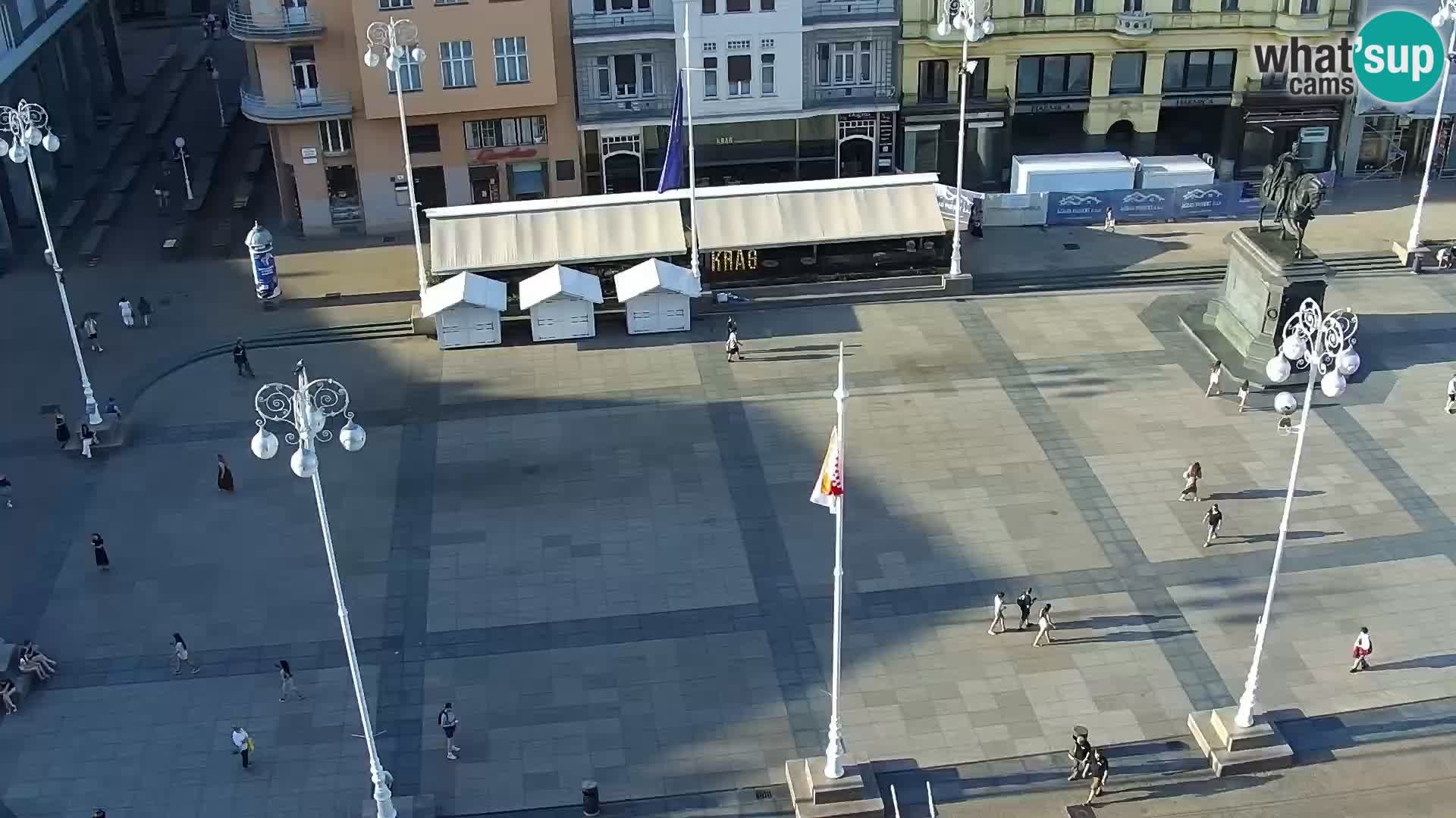Plaza Ban Jelačić camera en vivo Zagreb – Hotel Dubrovnik