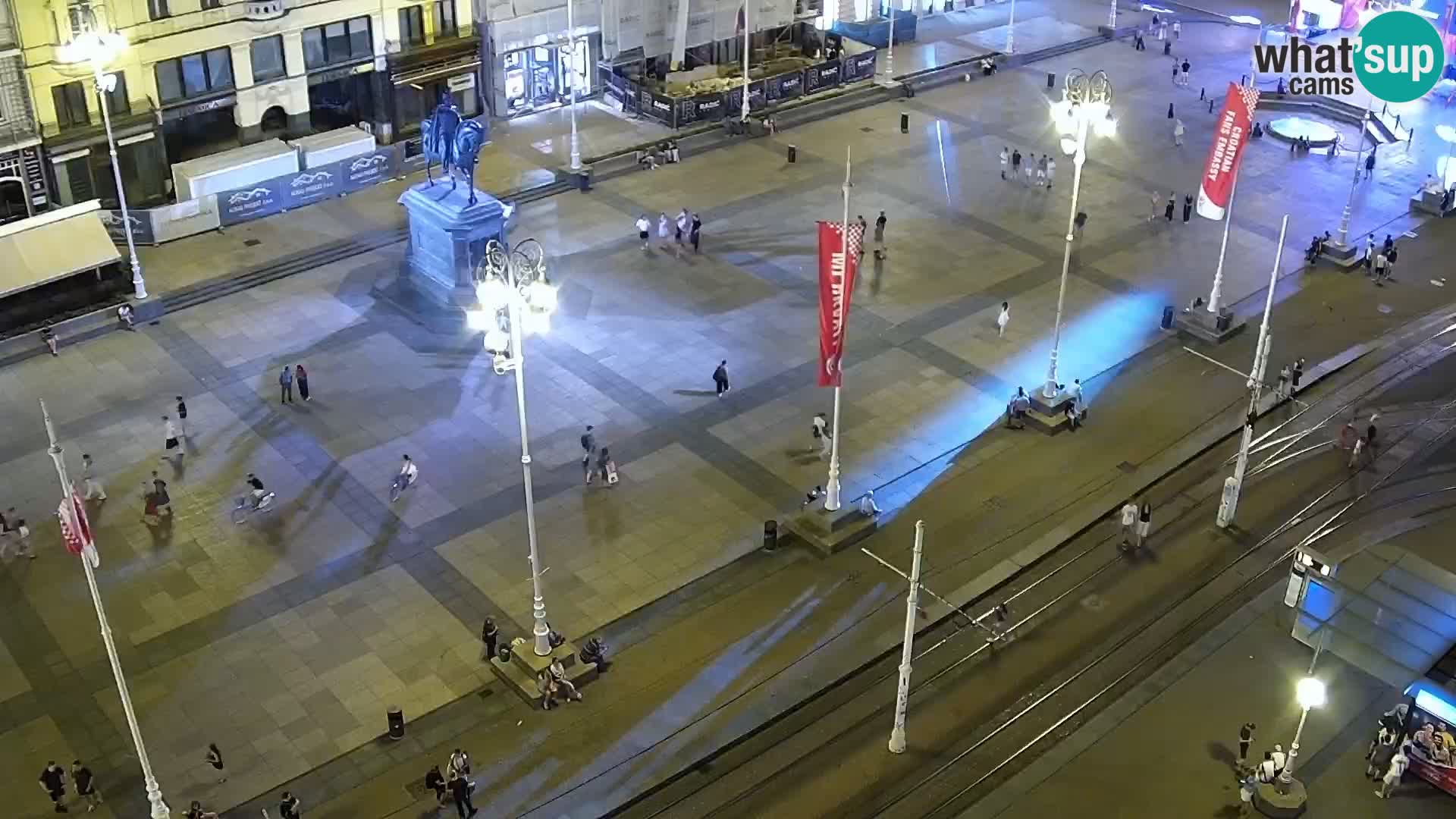 LIVE Webcam Zagreb Hotel Dubrovnik | Ban Jelačić square