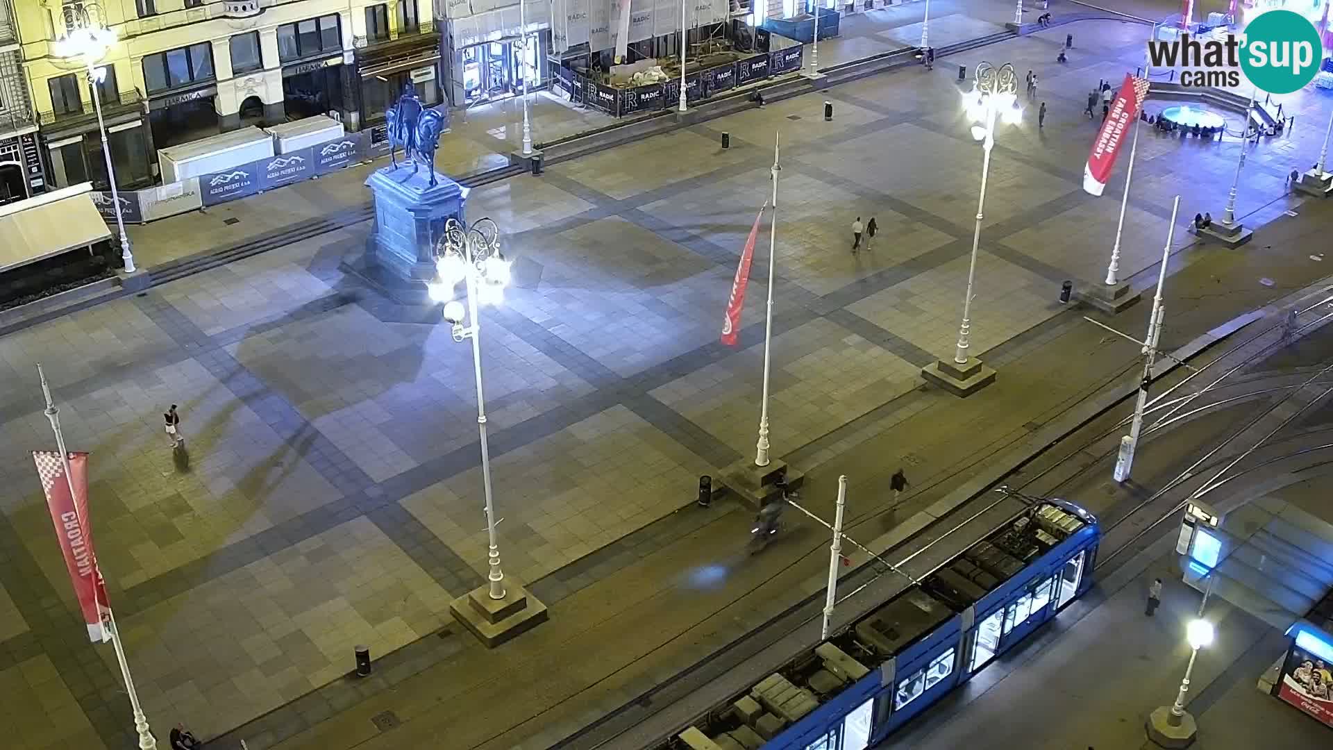 LIVE Webcam Zagreb Hotel Dubrovnik | Ban Jelačić square