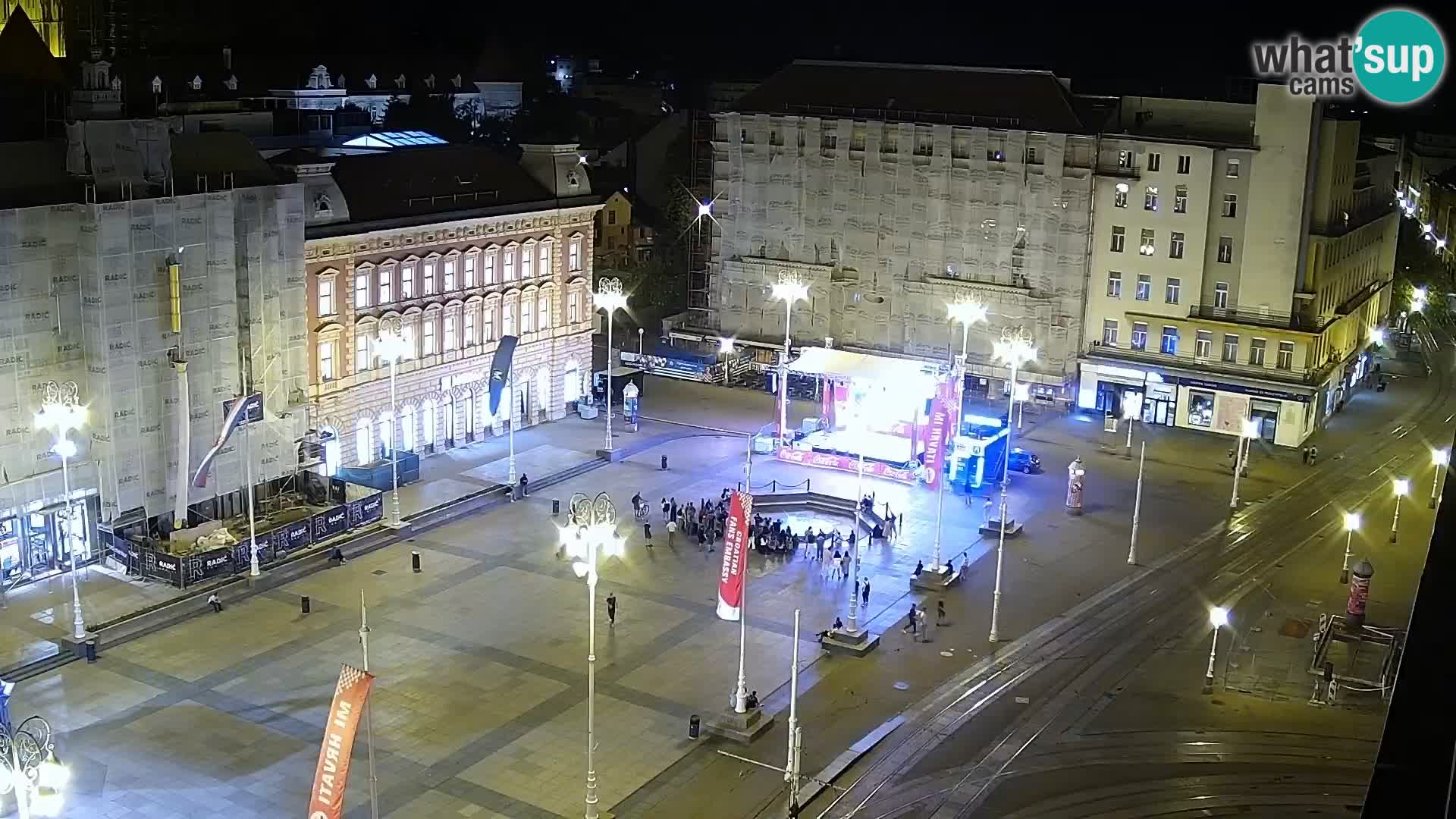 LIVE Webcam Zagreb Hotel Dubrovnik | Ban Jelačić square
