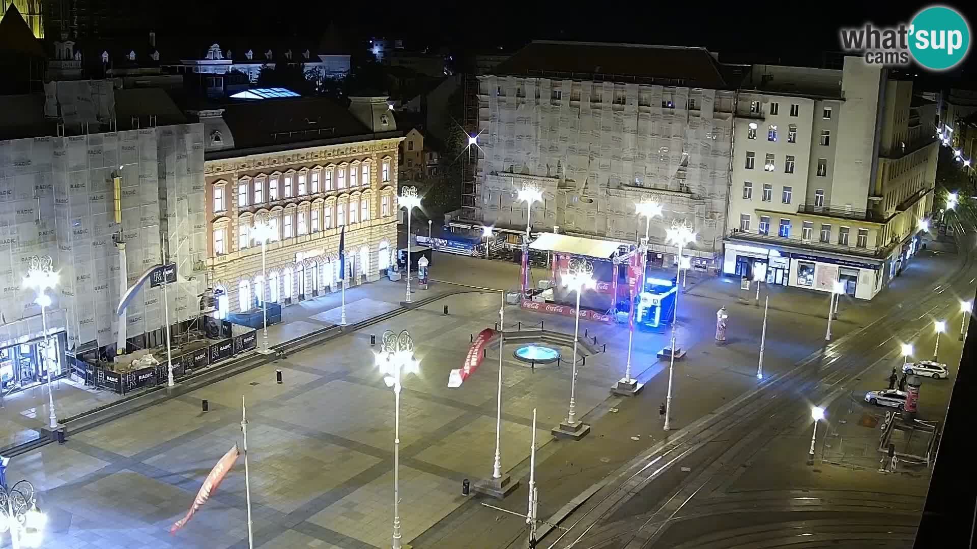 Ban Jelačić Platz  Live webcam Zagreb – Hotel Dubrovnik