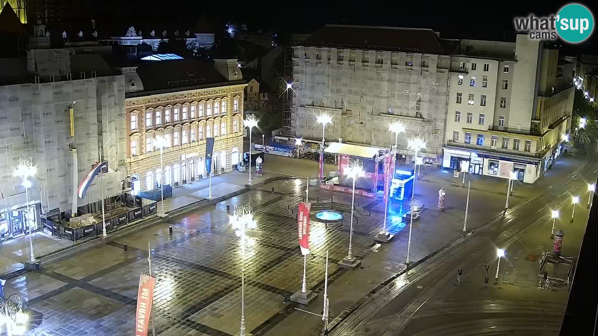 Ban Jelačić live cam Zagreb – Hotel Dubrovnik