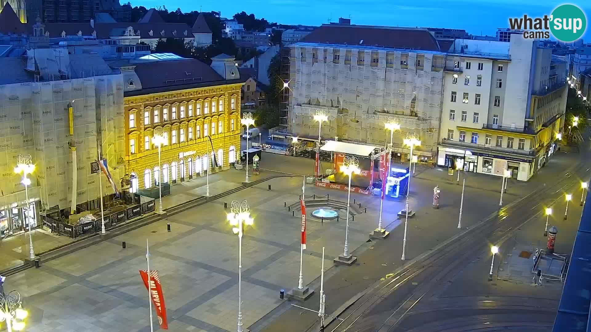 Ban Jelačić live cam Zagreb – Hotel Dubrovnik