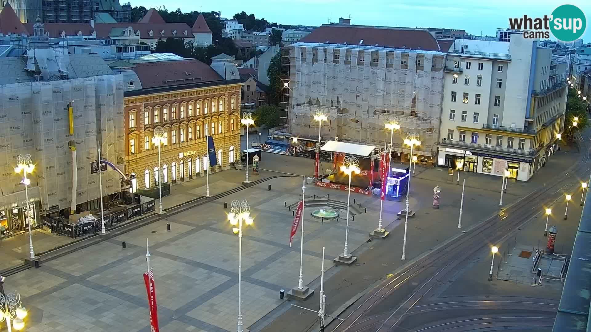 Ban Jelačić live cam Zagreb – Hotel Dubrovnik