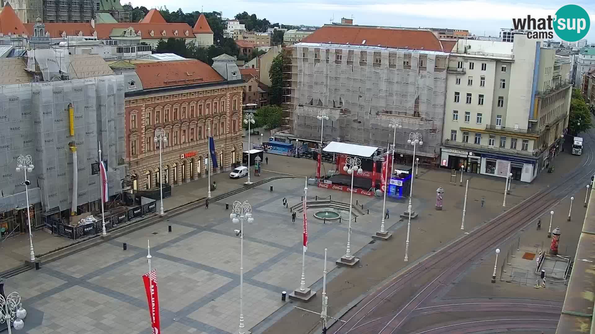 Piazza Ban Jelačić livecam Zagreb – Hotel Dubrovnik