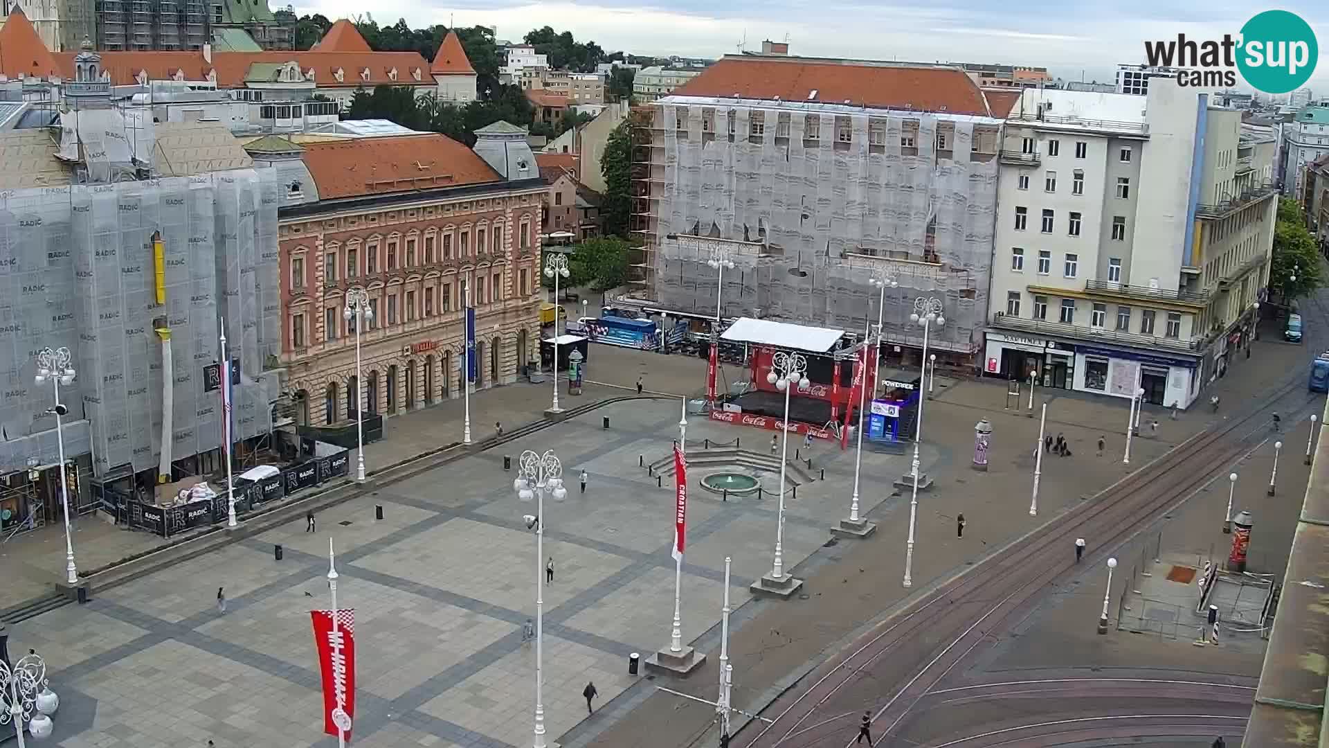 Piazza Ban Jelačić livecam Zagreb – Hotel Dubrovnik