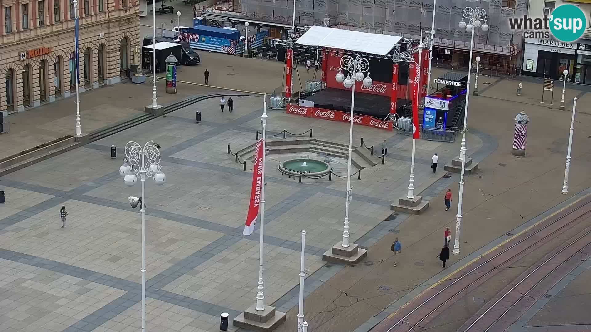 Ban Jelačić Platz Live webcam Zagreb – Hotel Dubrovnik