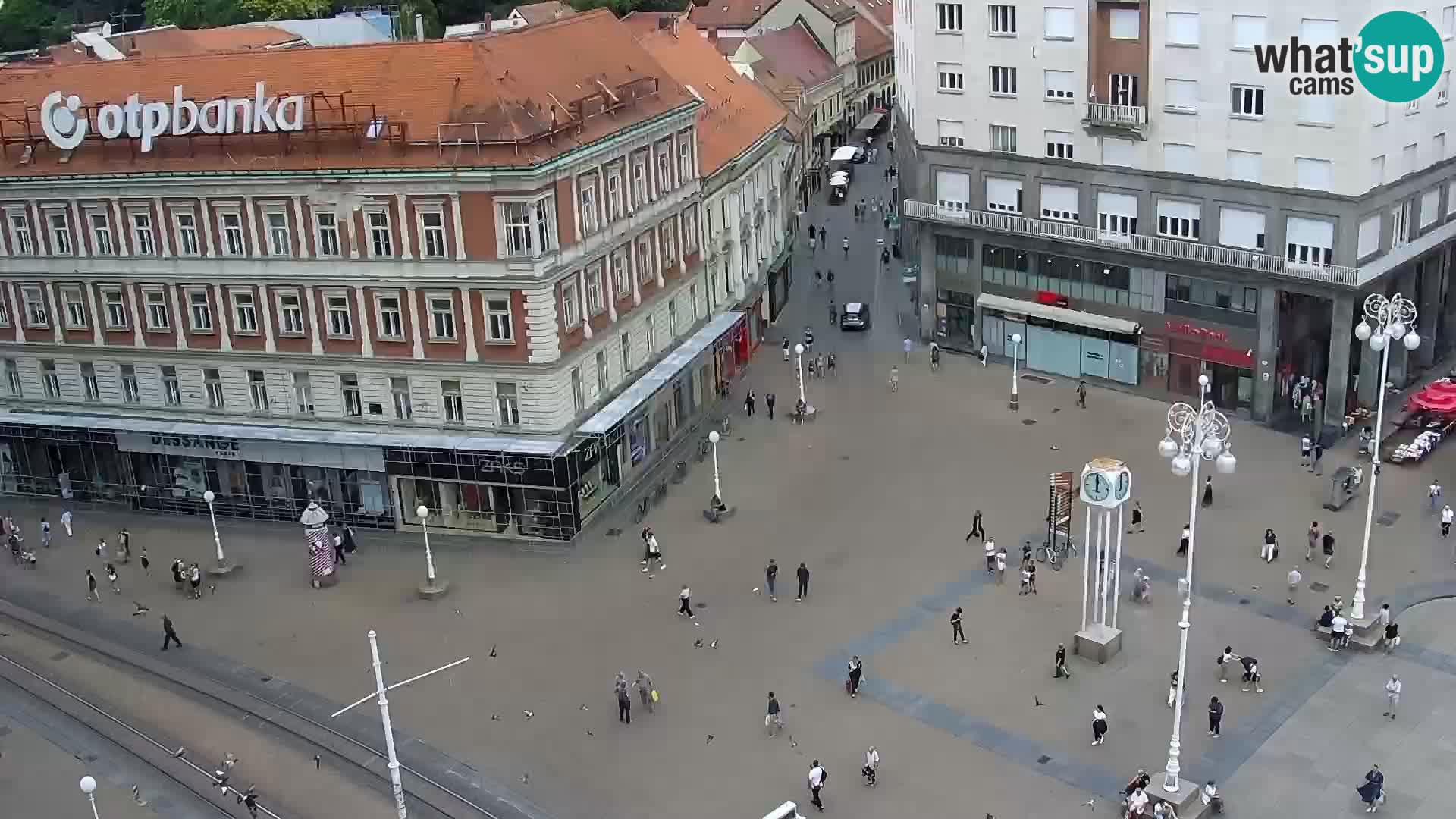 Ban Jelačić Platz  Live webcam Zagreb – Hotel Dubrovnik