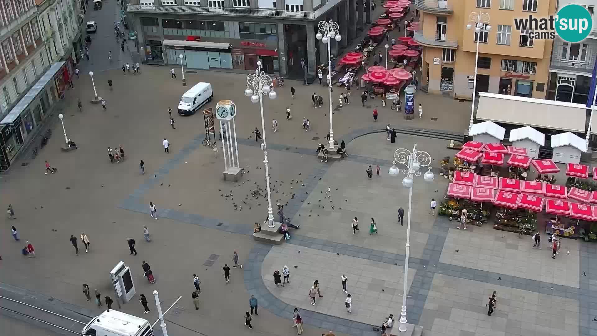 Ban Jelačić Platz  Live webcam Zagreb – Hotel Dubrovnik