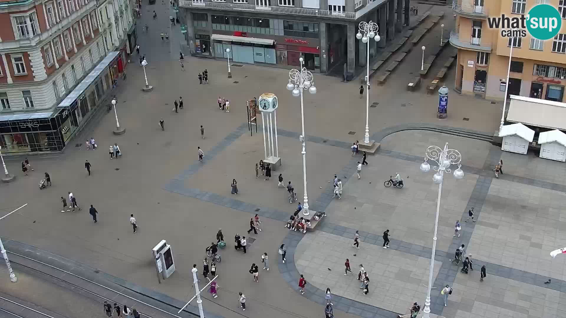 LIVE Webcam Zagreb Hotel Dubrovnik | Ban Jelačić square