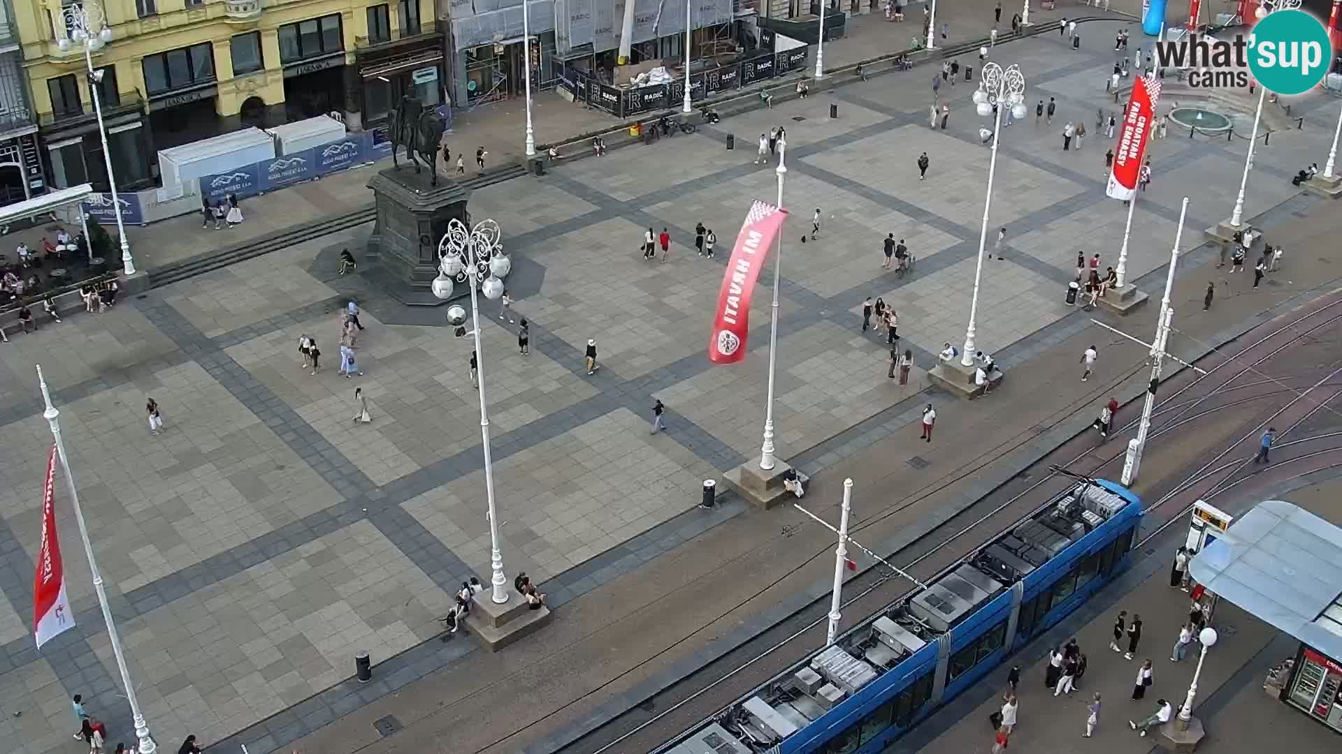 LIVE Webcam Zagreb Hotel Dubrovnik | Ban Jelačić square