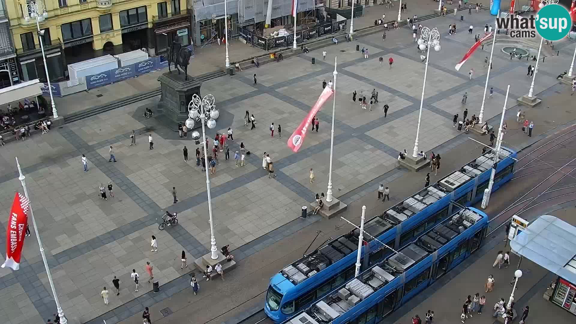 Ban Jelačić live cam Zagreb – Hotel Dubrovnik