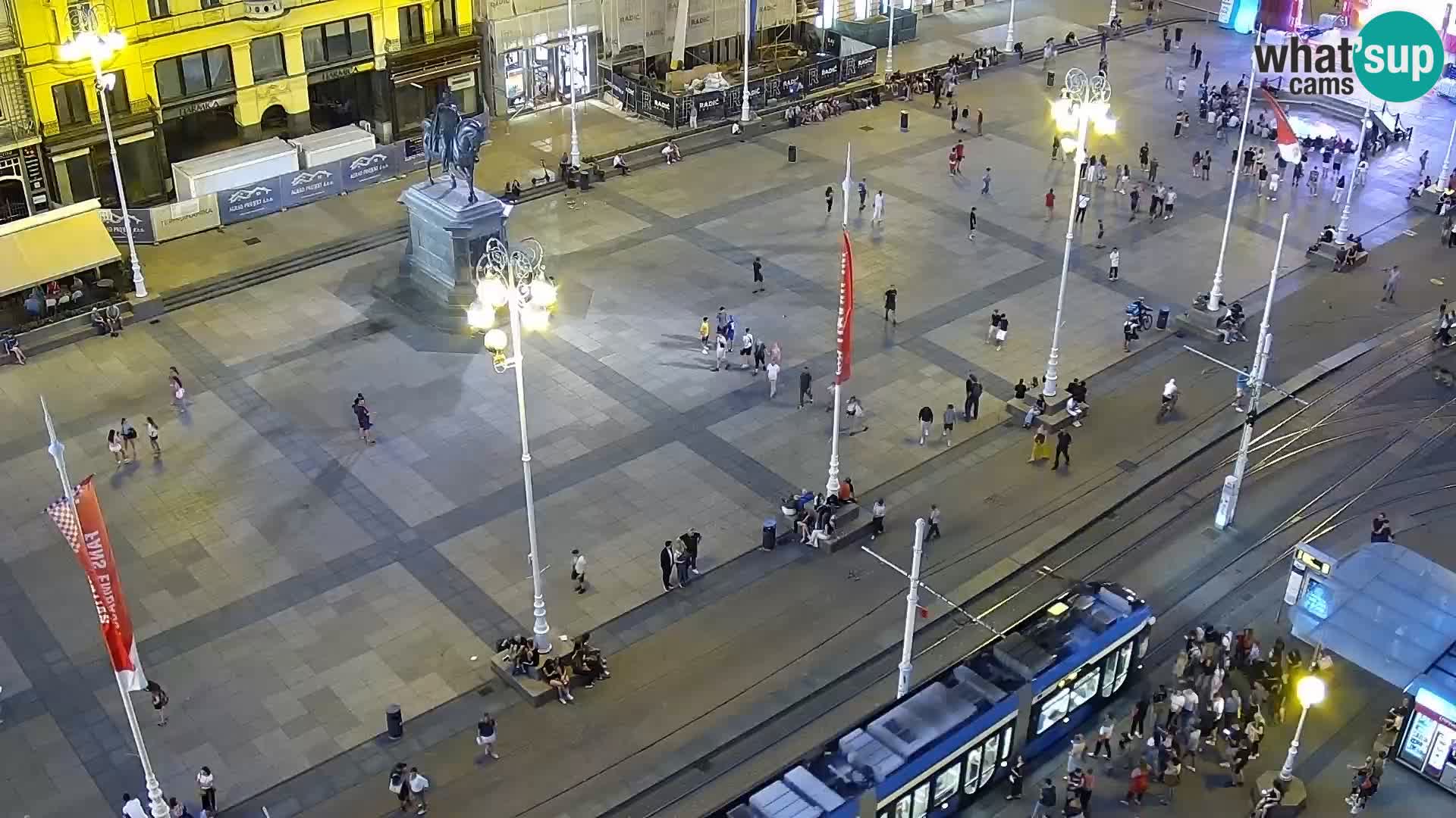 LIVE Webcam Zagreb Hotel Dubrovnik | Ban Jelačić square