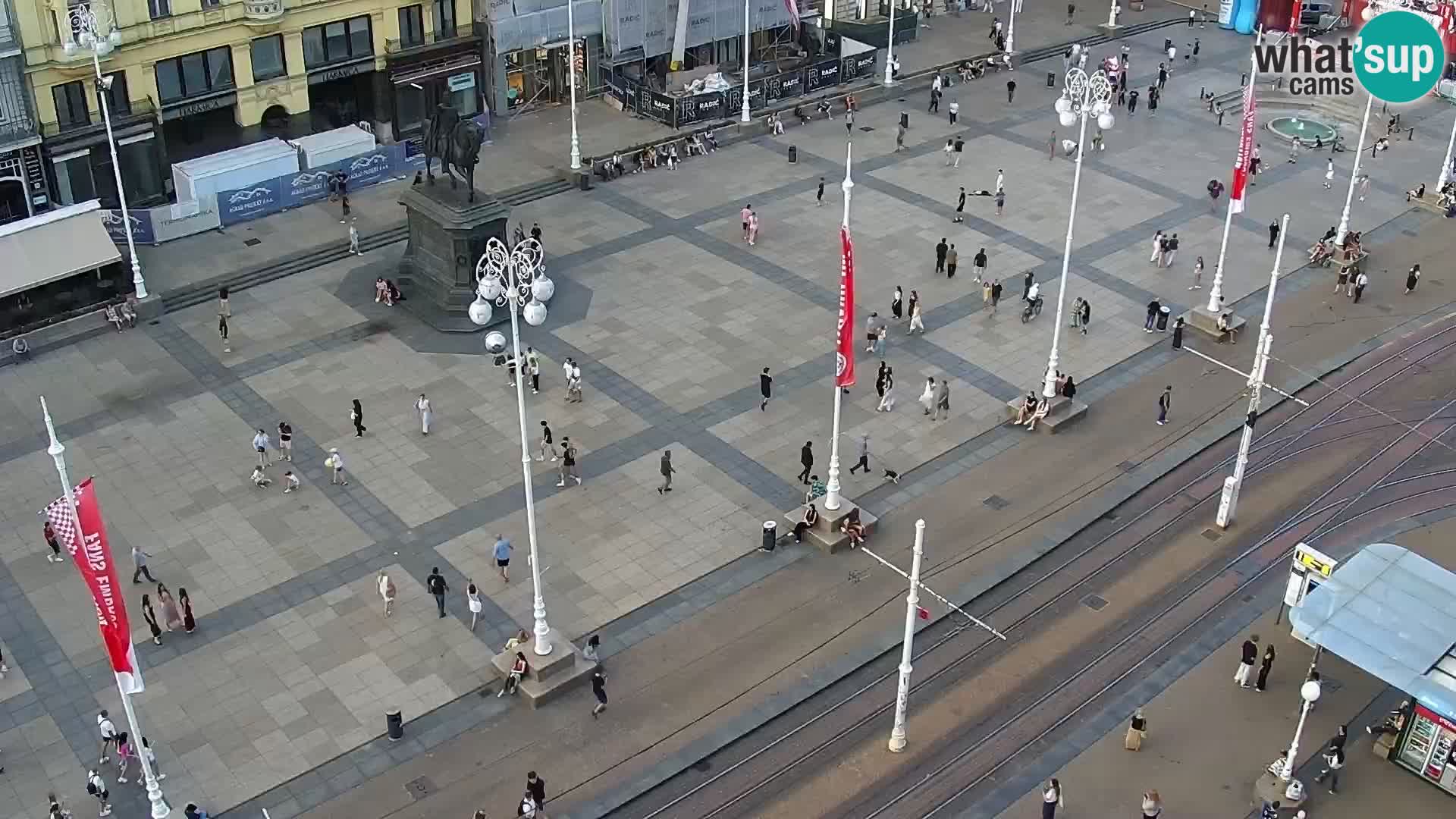 Ban Jelačić live cam Zagreb – Hotel Dubrovnik