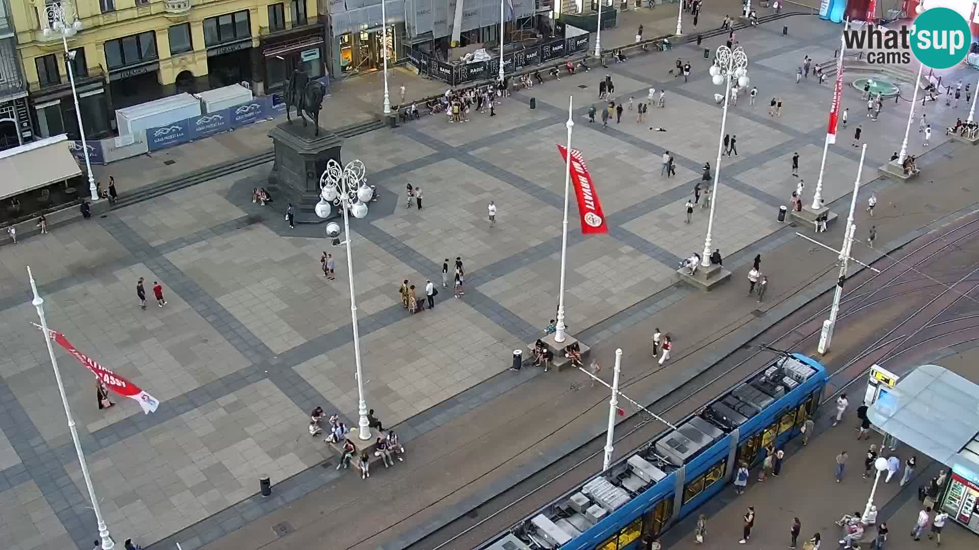 LIVE Webcam Zagreb Hotel Dubrovnik | Ban Jelačić square