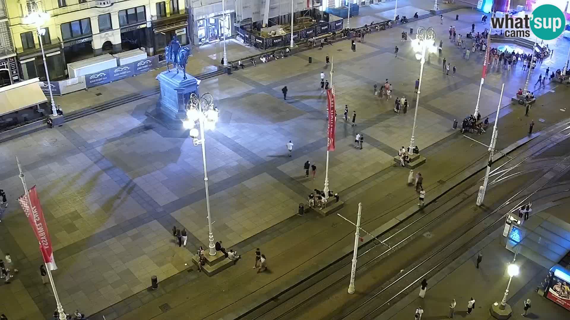 LIVE Webcam Zagreb Hotel Dubrovnik | Ban Jelačić square