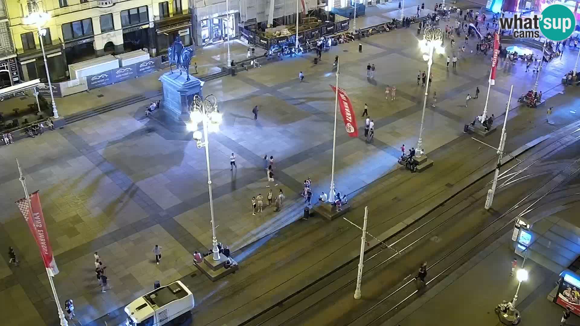 LIVE Webcam Zagreb Hotel Dubrovnik | Ban Jelačić square