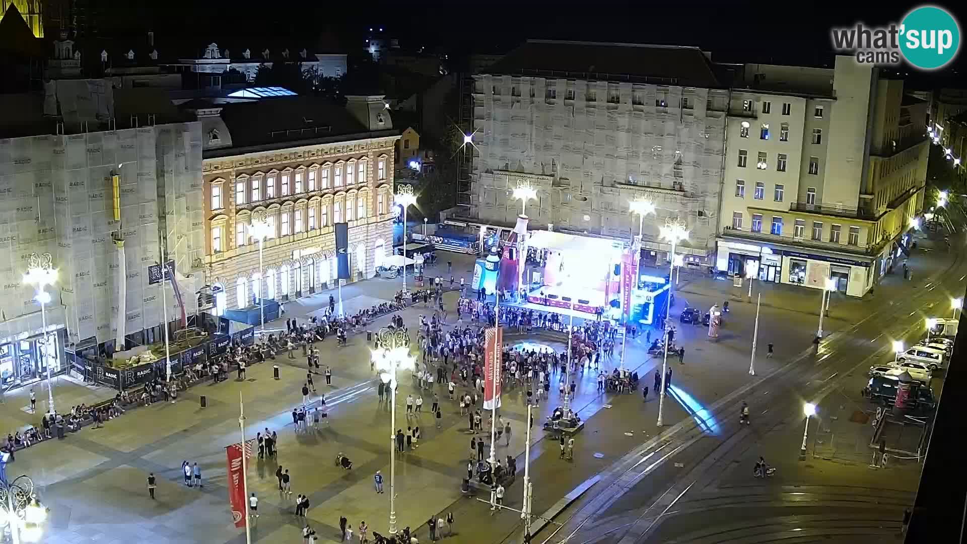 LIVE Webcam Zagreb Hotel Dubrovnik | Ban Jelačić square
