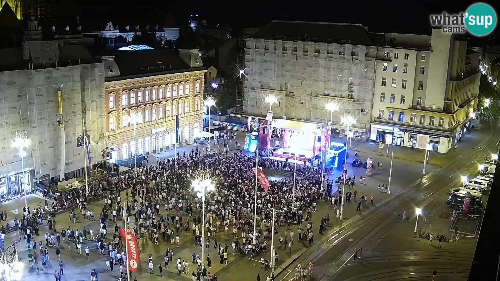 LIVE Webcam Zagreb Hotel Dubrovnik | Ban Jelačić square