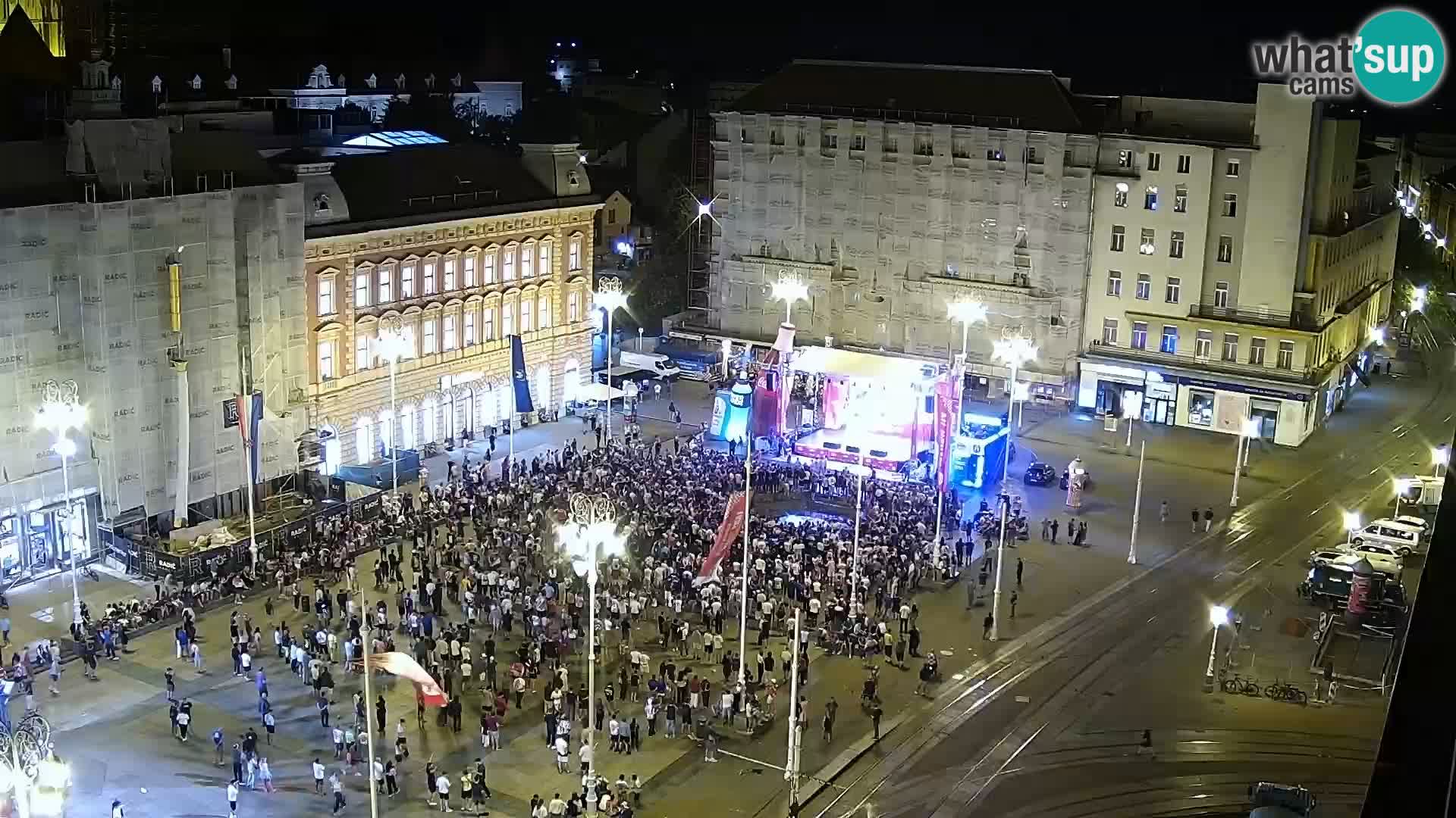 LIVE Webcam Zagreb Hotel Dubrovnik | Ban Jelačić square