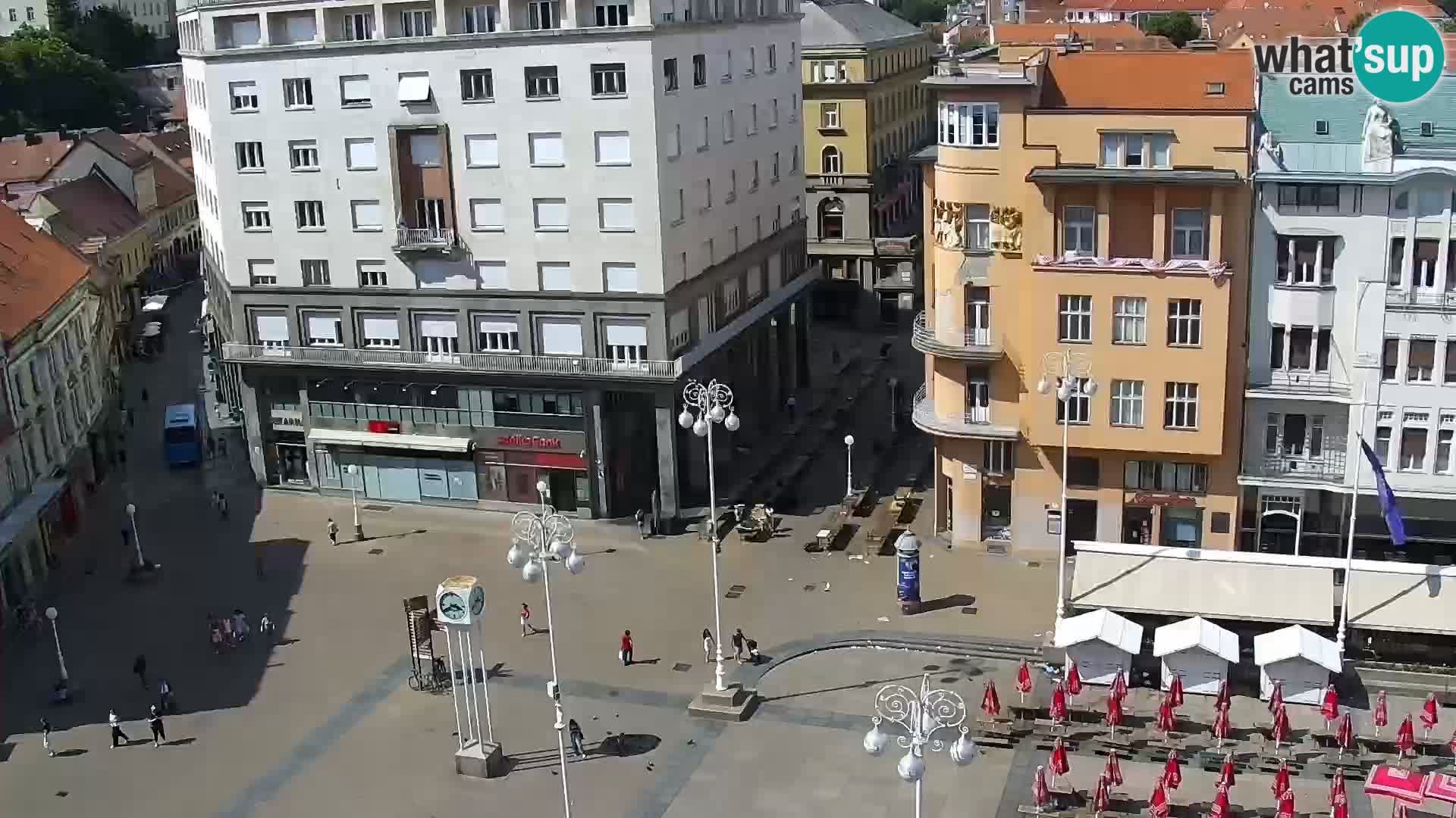 LIVE Webcam Zagreb Hotel Dubrovnik | Ban Jelačić square