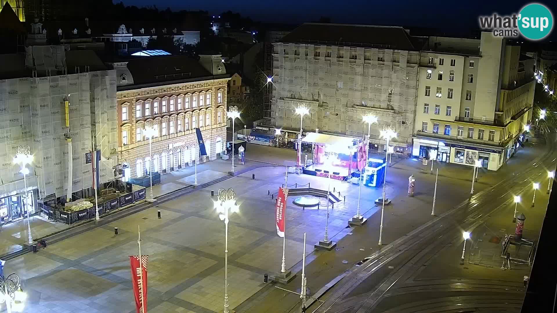 LIVE Webcam Zagreb Hotel Dubrovnik | Ban Jelačić square