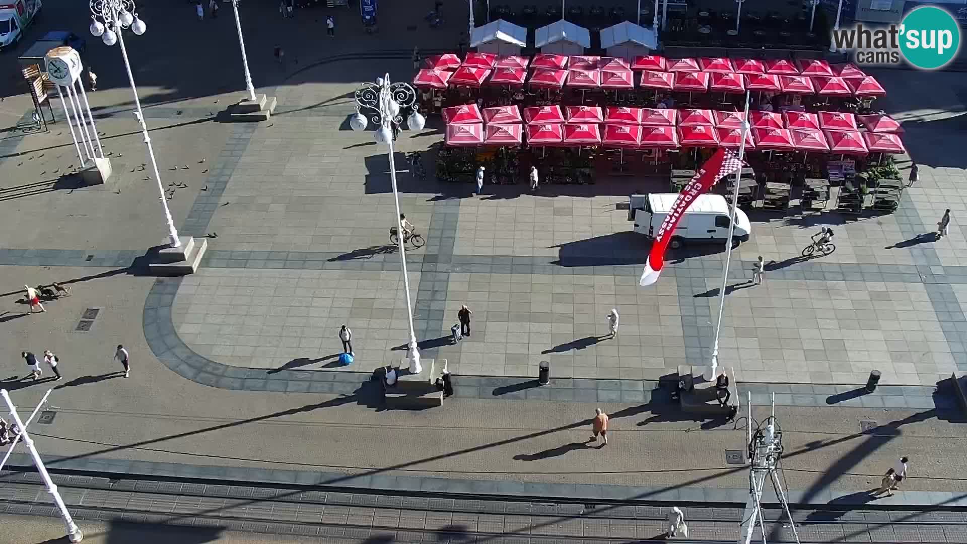 Piazza Ban Jelačić livecam Zagreb – Hotel Dubrovnik