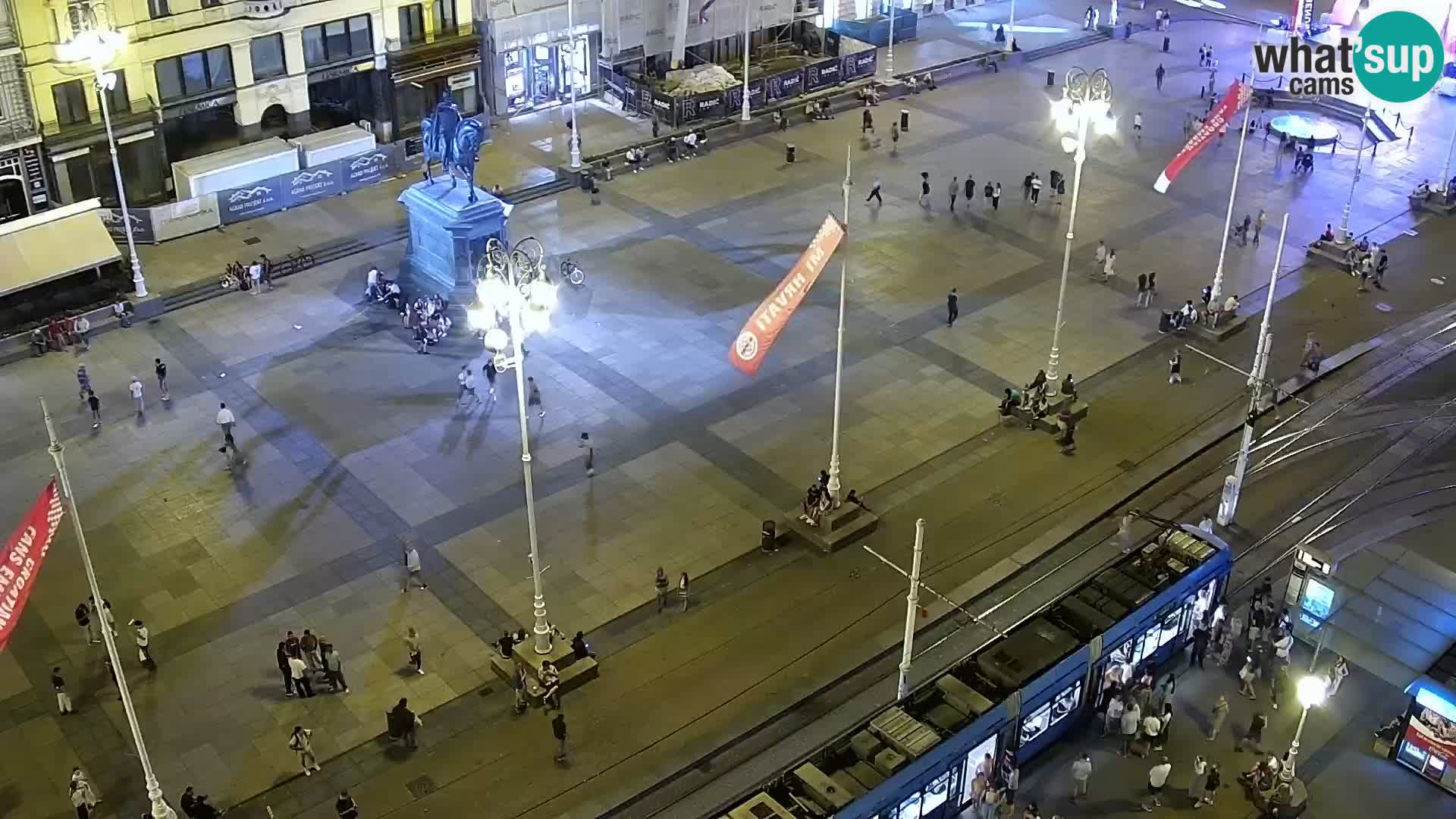 LIVE Webcam Zagreb Hotel Dubrovnik | Ban Jelačić square